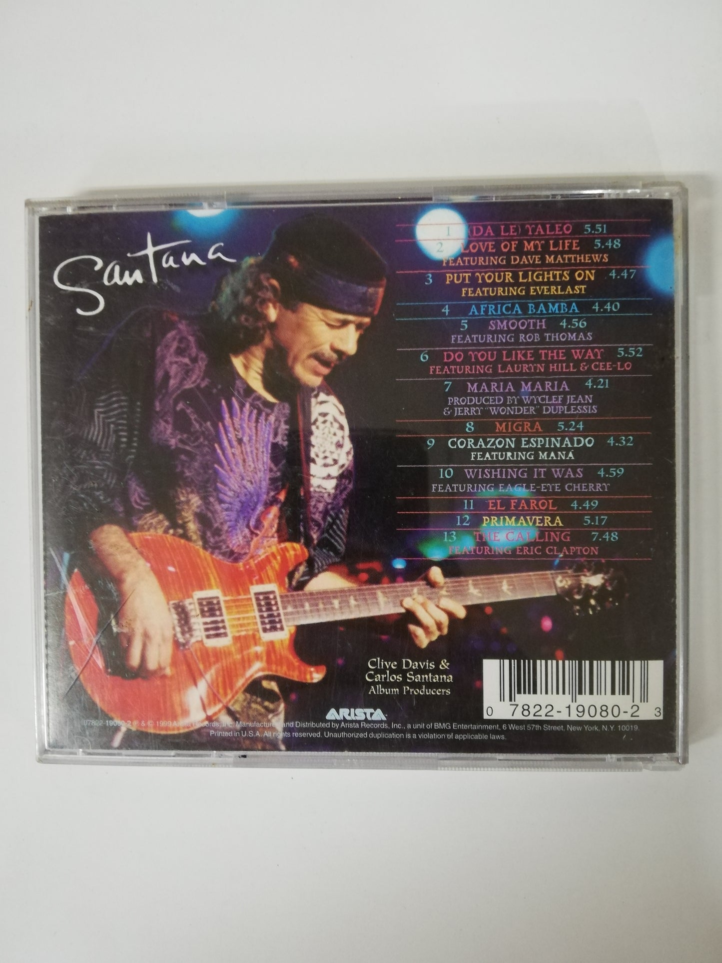 CD SANTANA - SUPERNATURAL