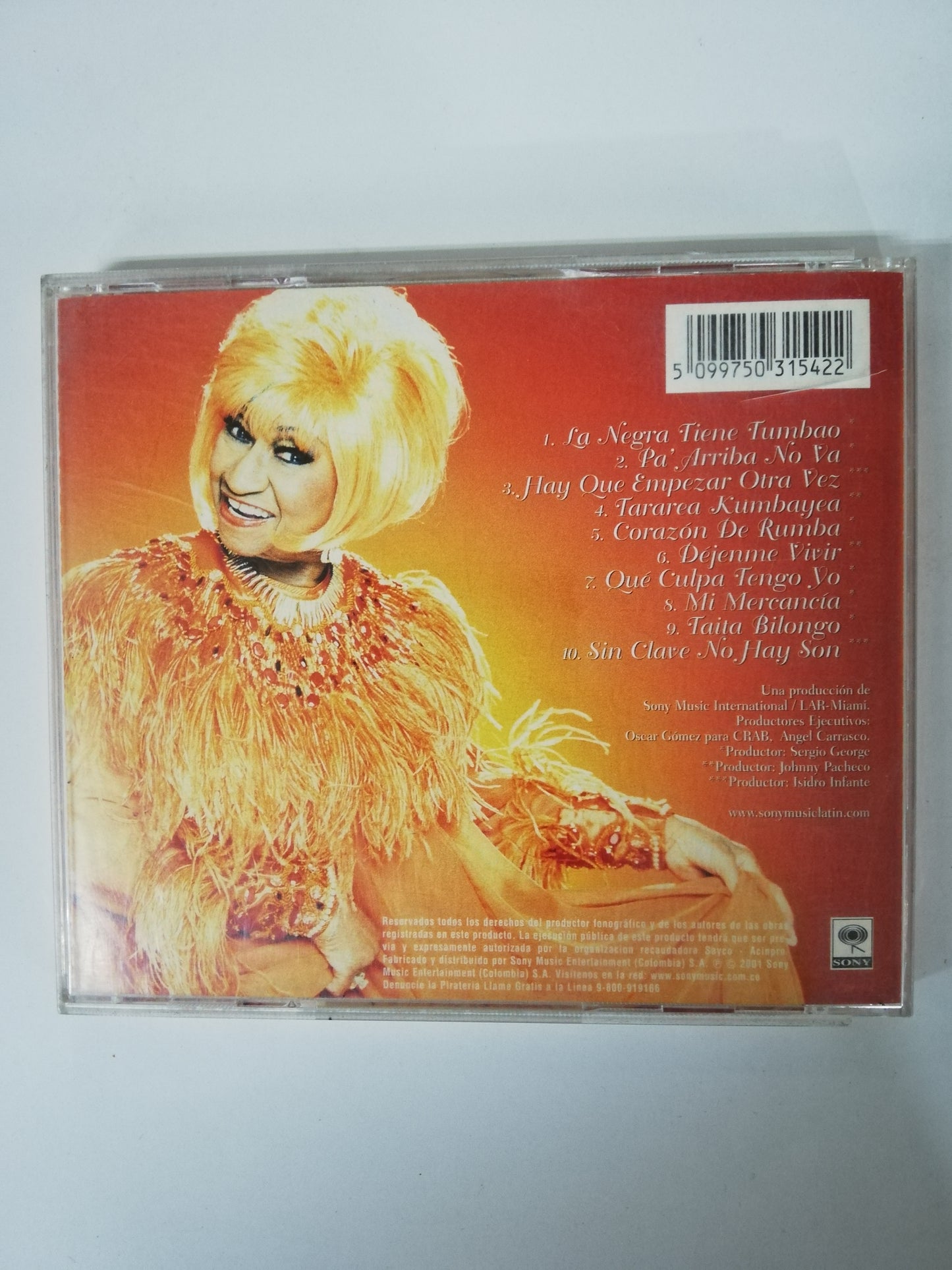 CD CELIA CRUZ - LA NEGRA TIENE TUMBAO