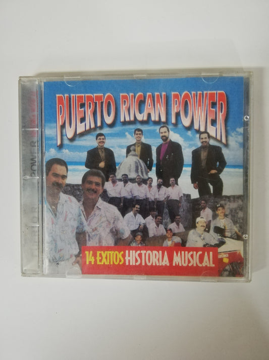 CD PUERTO RICAN POWER - 14 EXITOS HISTORIA MUSICAL.