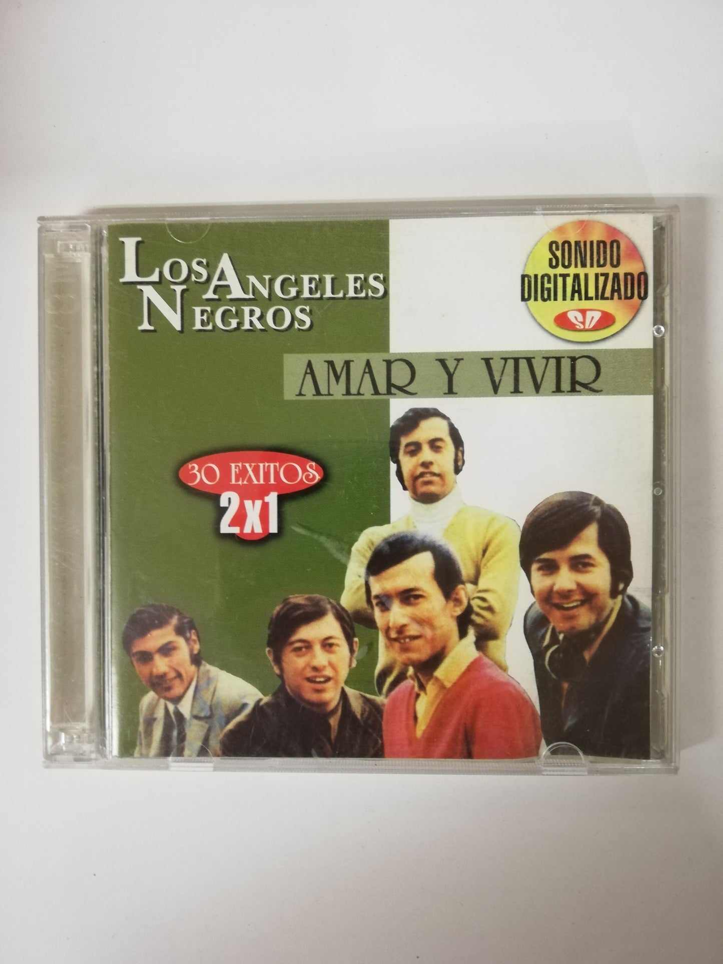 CD LOS ANGELES NEGROS - AMAR Y VIVIR - 30 EXITOS ORIGINALES - CD X 2