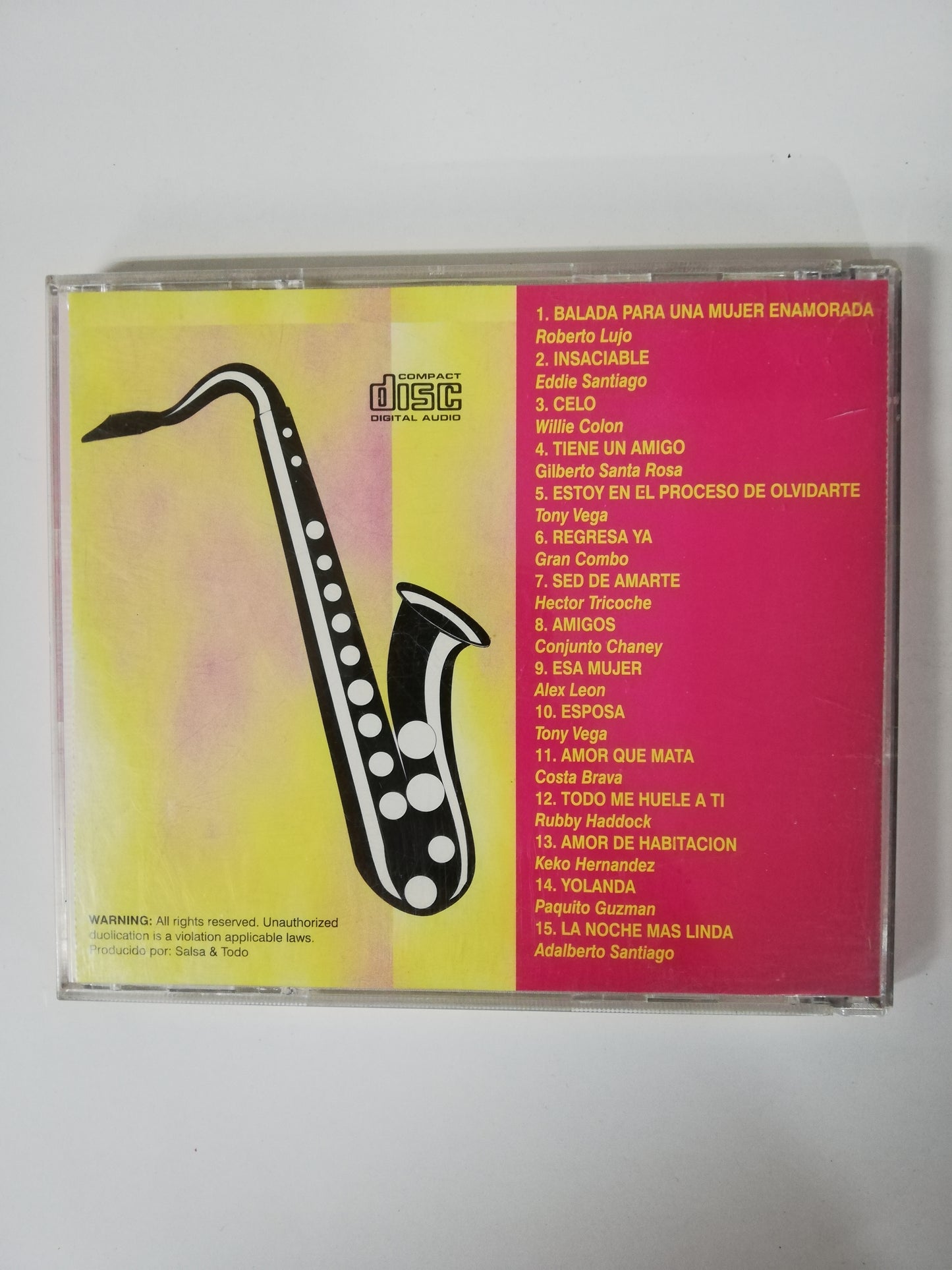 CD AMOR, AMISTAD Y SALSA - VARIOS INTÉRPRETES