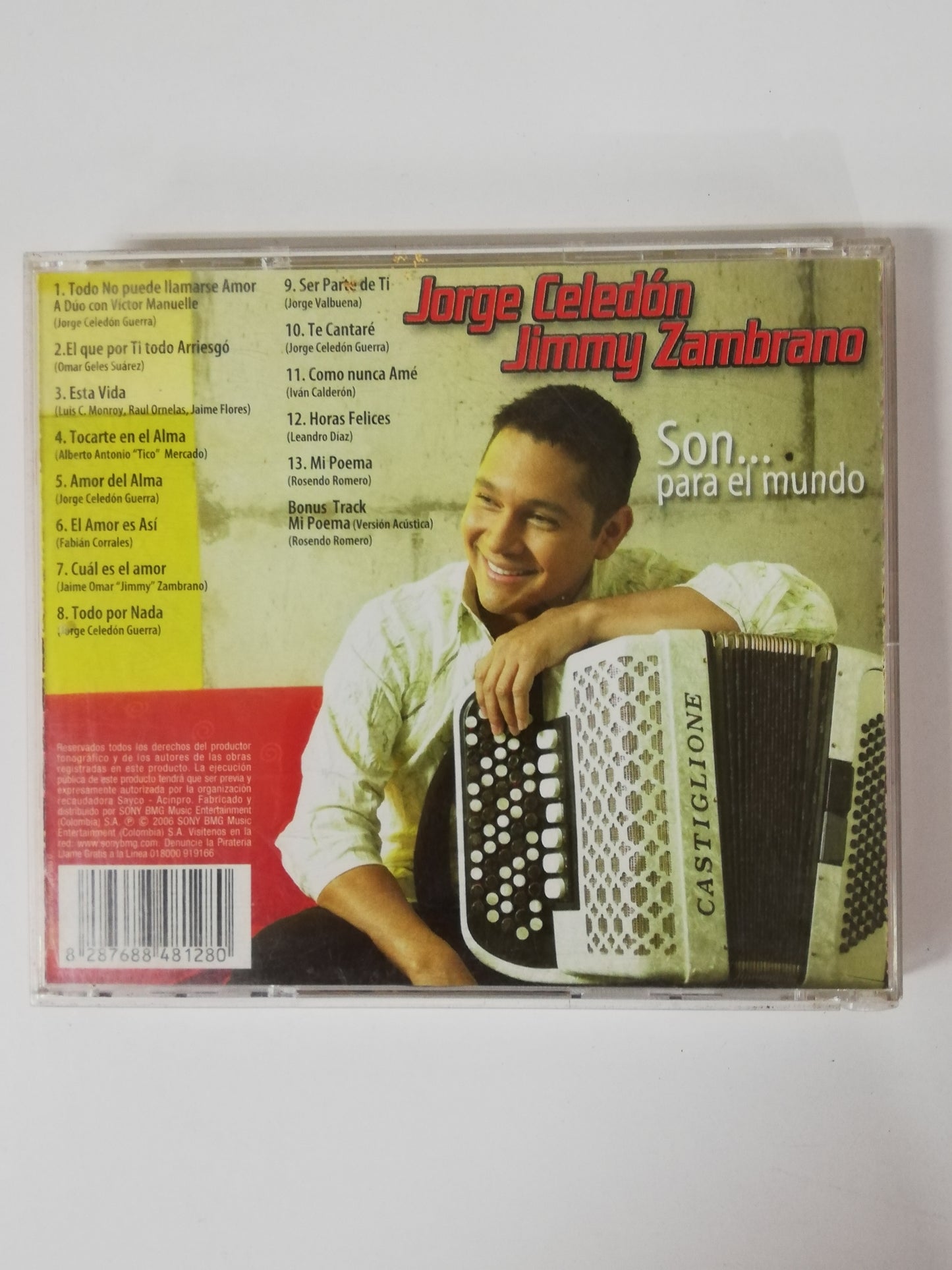 CD JORGE CELEDÓN & JIMMY ZAMBRANO - SON...PARA EL MUNDO