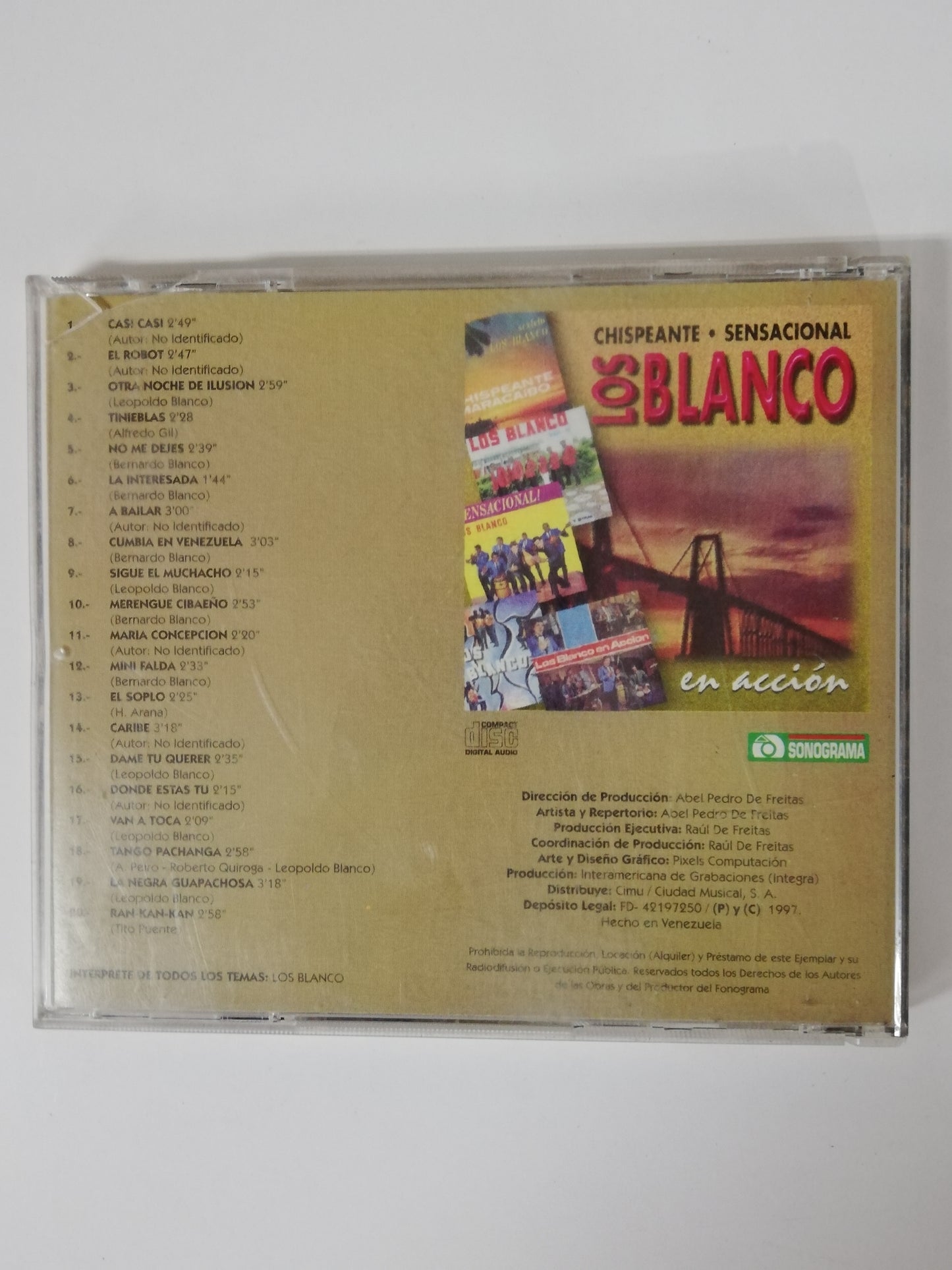 CD LOS BLANCO - SENSACIONAL LOS BLANCO EN ACCIÓN VOL. 2