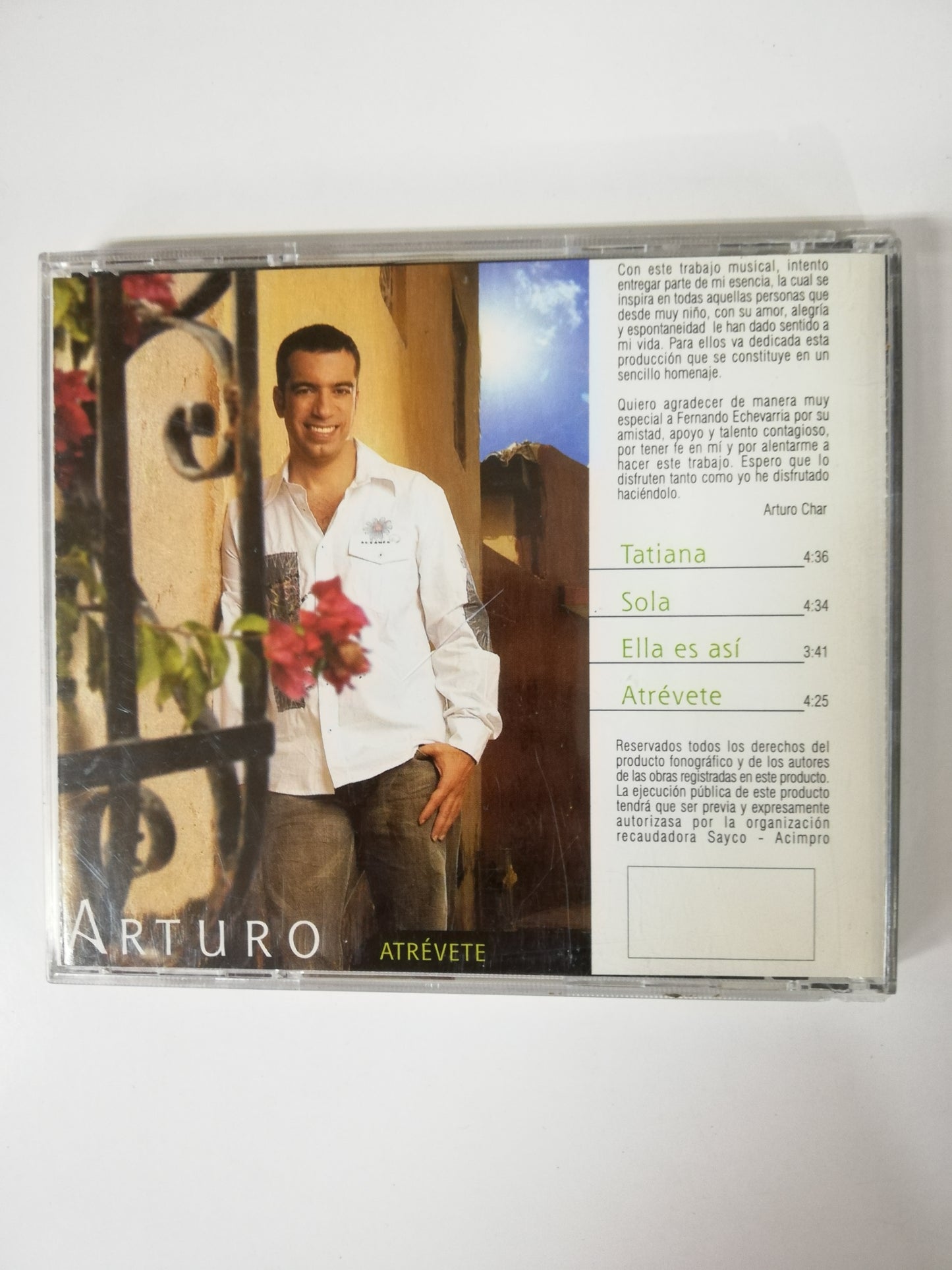 CD ARTURO - ATRÉVETE