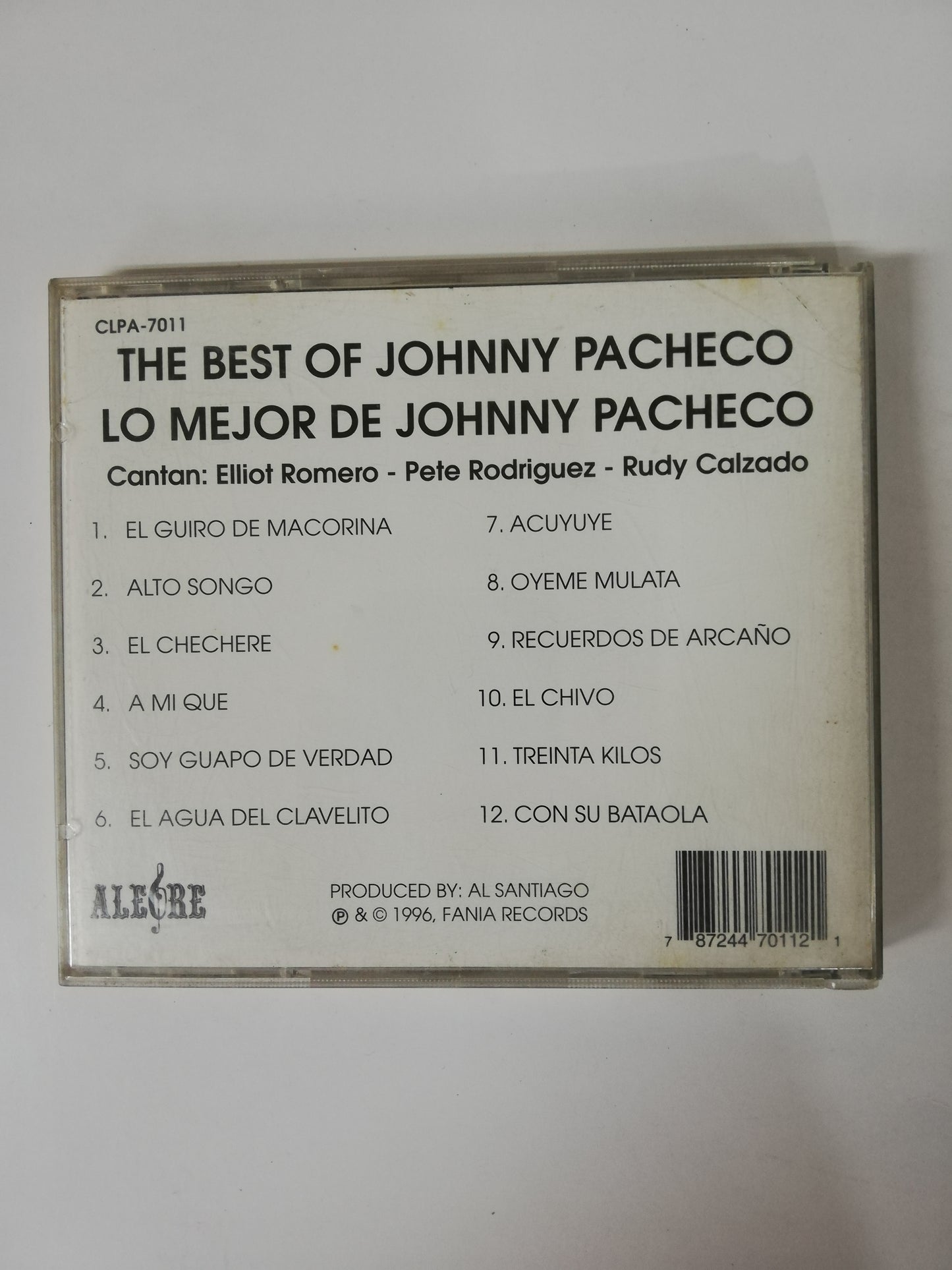 CD JOHNNY PACHECO - LO MEJOR DE PACHECO