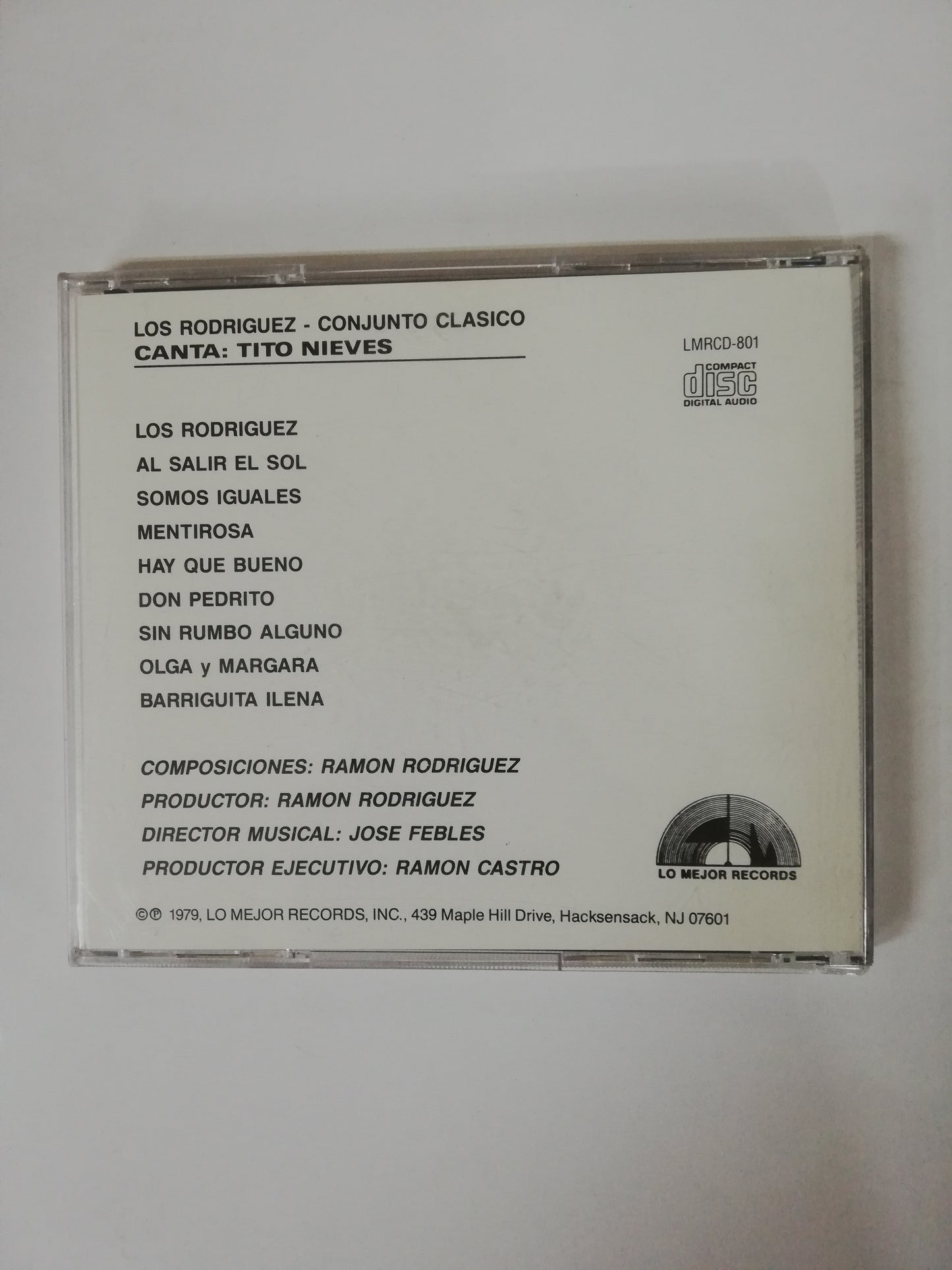 CD CONJUNTO CLASICO - CANTA: TITO NIEVES - LOS RODRIGUEZ