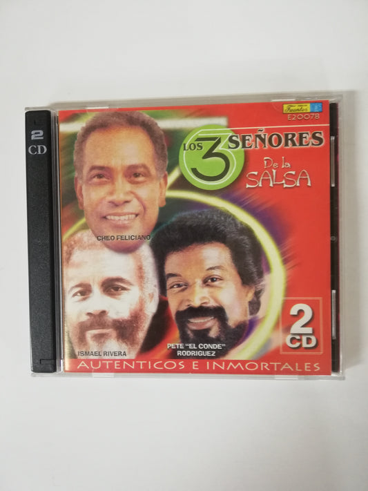 CD CHEO FELICIANO - ISMAEL RIVERA - PETE "EL CONDE" RODRIGUEZ - LOS 3 SEÑORES DE LA SALSA - CD X 2