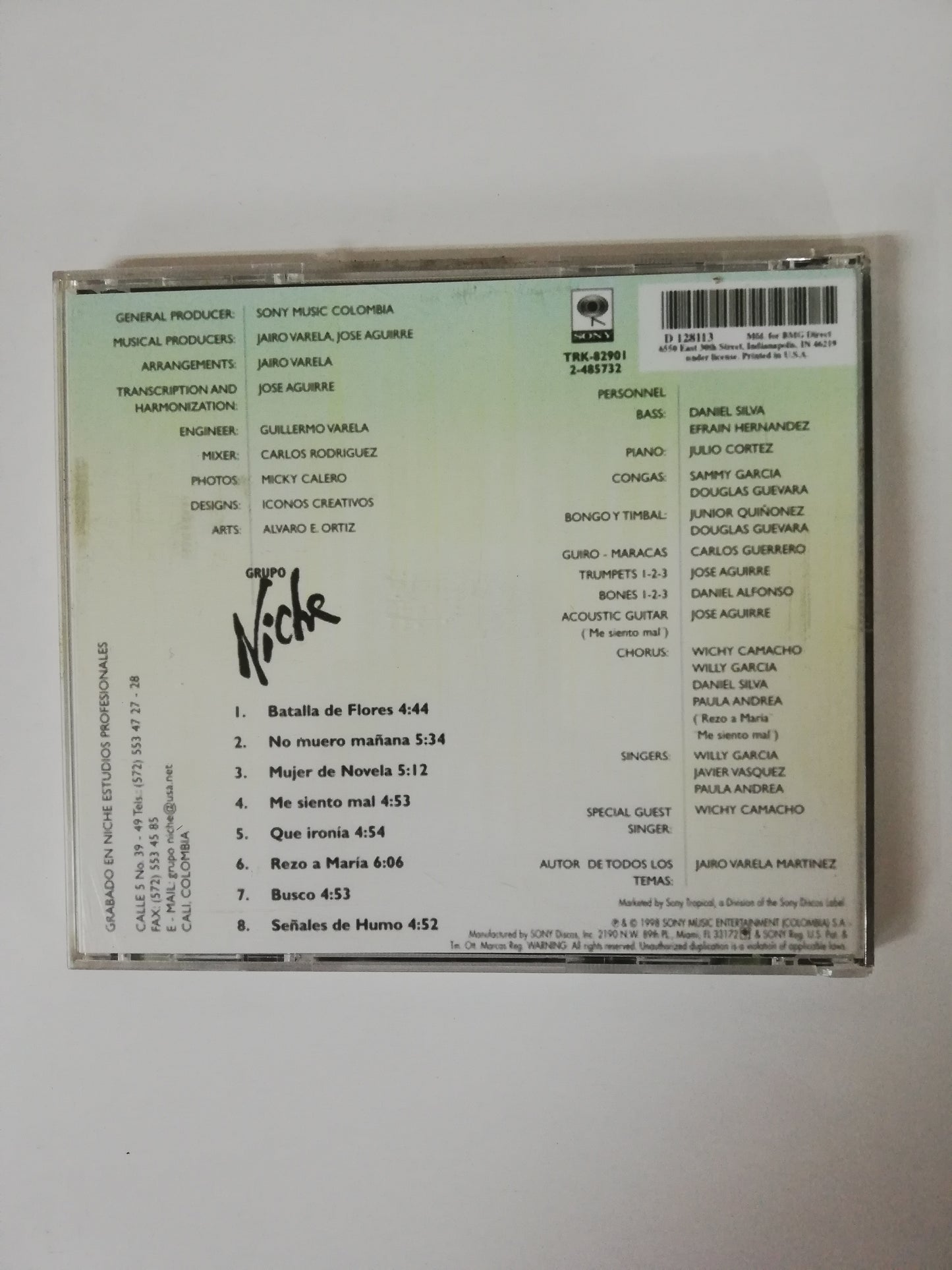 CD GRUPO NICHE - SEÑALES DE HUMO