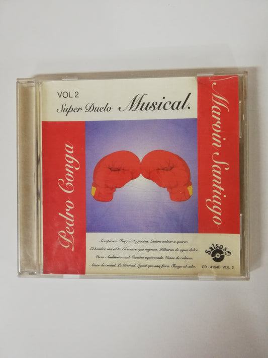 CD PEDRO CONGA / MARVIN SANTIAGO - SUPER DUELO MUSICAL VOL. 2