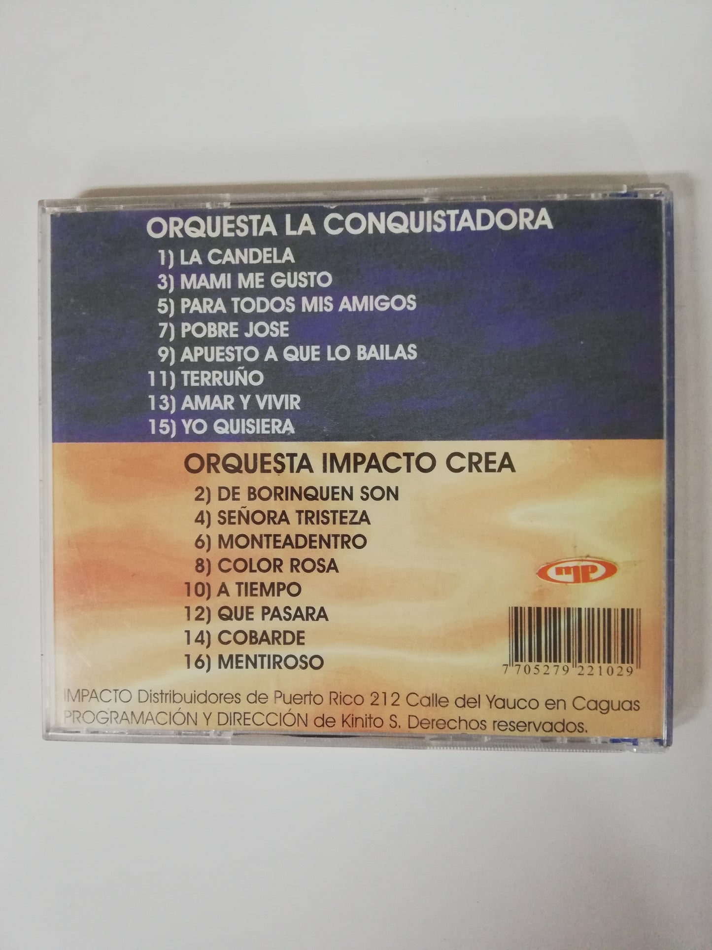 CD LA CONQUISTADORA / IMPACTO CREA - DUELO MUSICAL