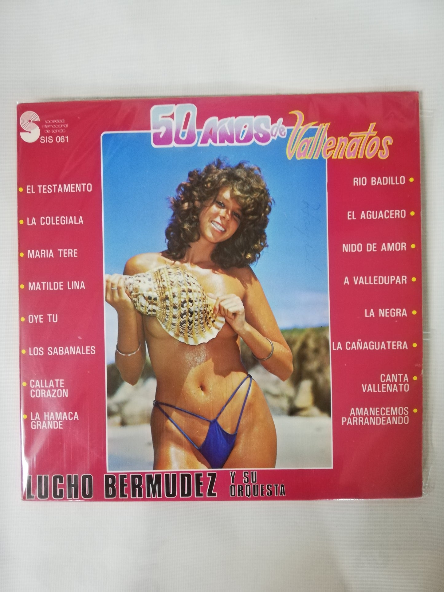 LP LUCHO BERNUDEZ Y SU ORQUESTA - 50 AÑOS DE VALLENATOS