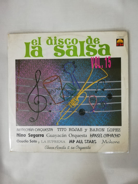 LP EL DISCO DE LA SALSA - EL DISCO DE LA SALSA VOL. 15