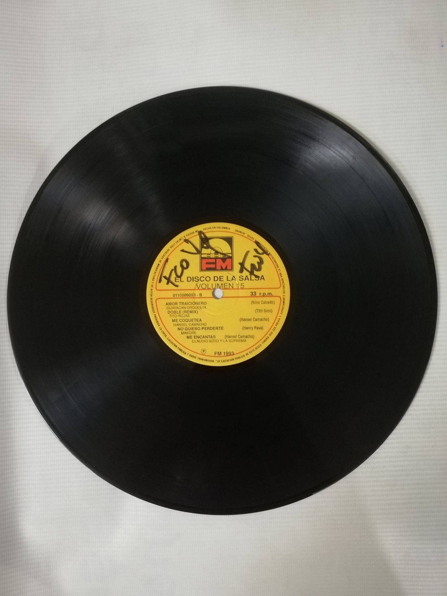 LP EL DISCO DE LA SALSA - EL DISCO DE LA SALSA VOL. 15
