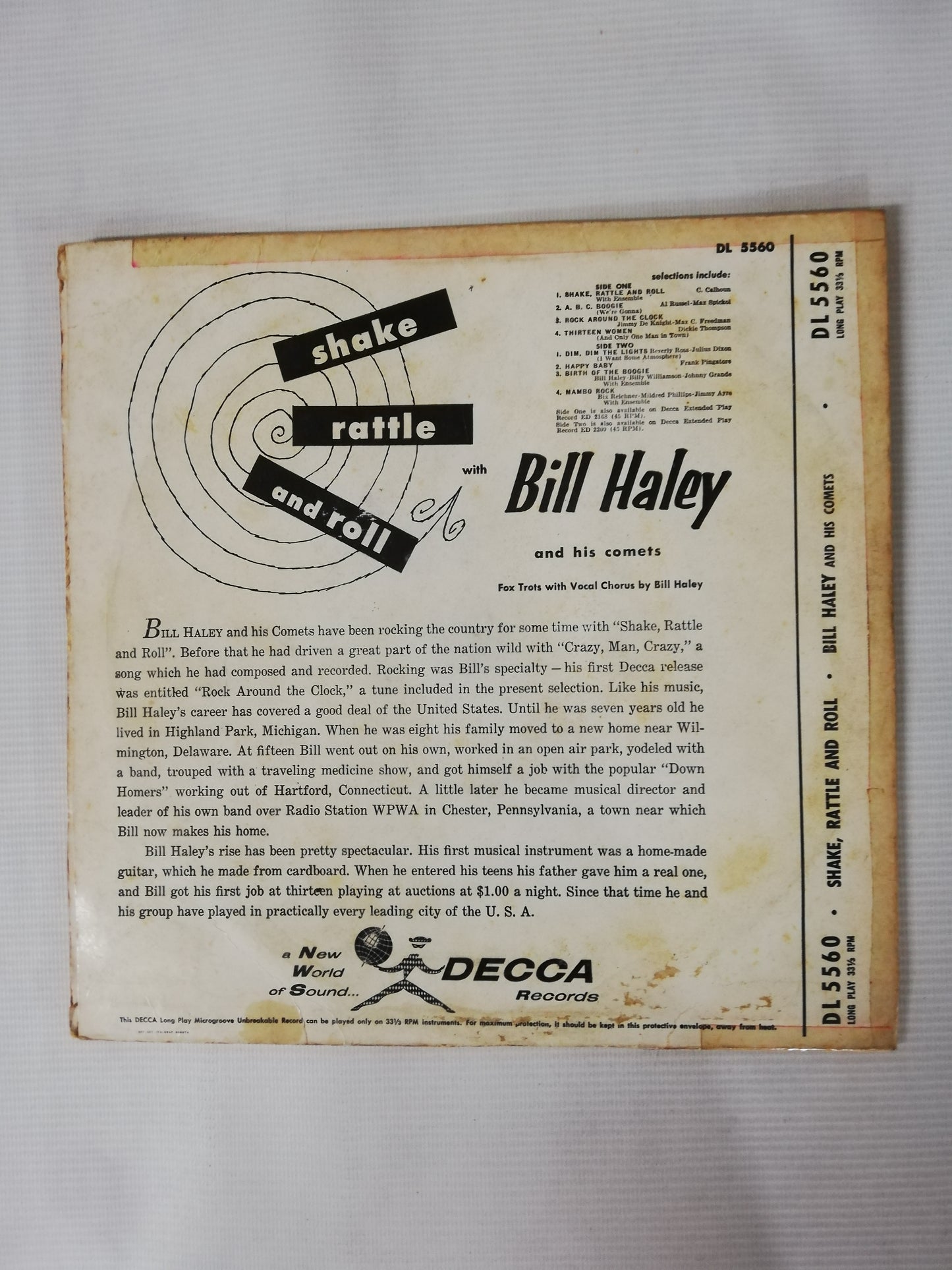 LP BILL HALLEY AND HIS COMETS - ROCK AROUND THE CLOCK
