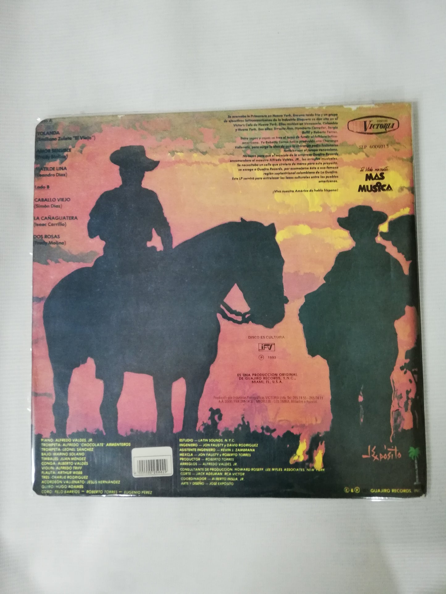 LP ROBERTO TORRES Y SU CHARANGA VALLENATA - ROBERTO TORRES Y SU CHARANGA VALLENATA VOL. 2