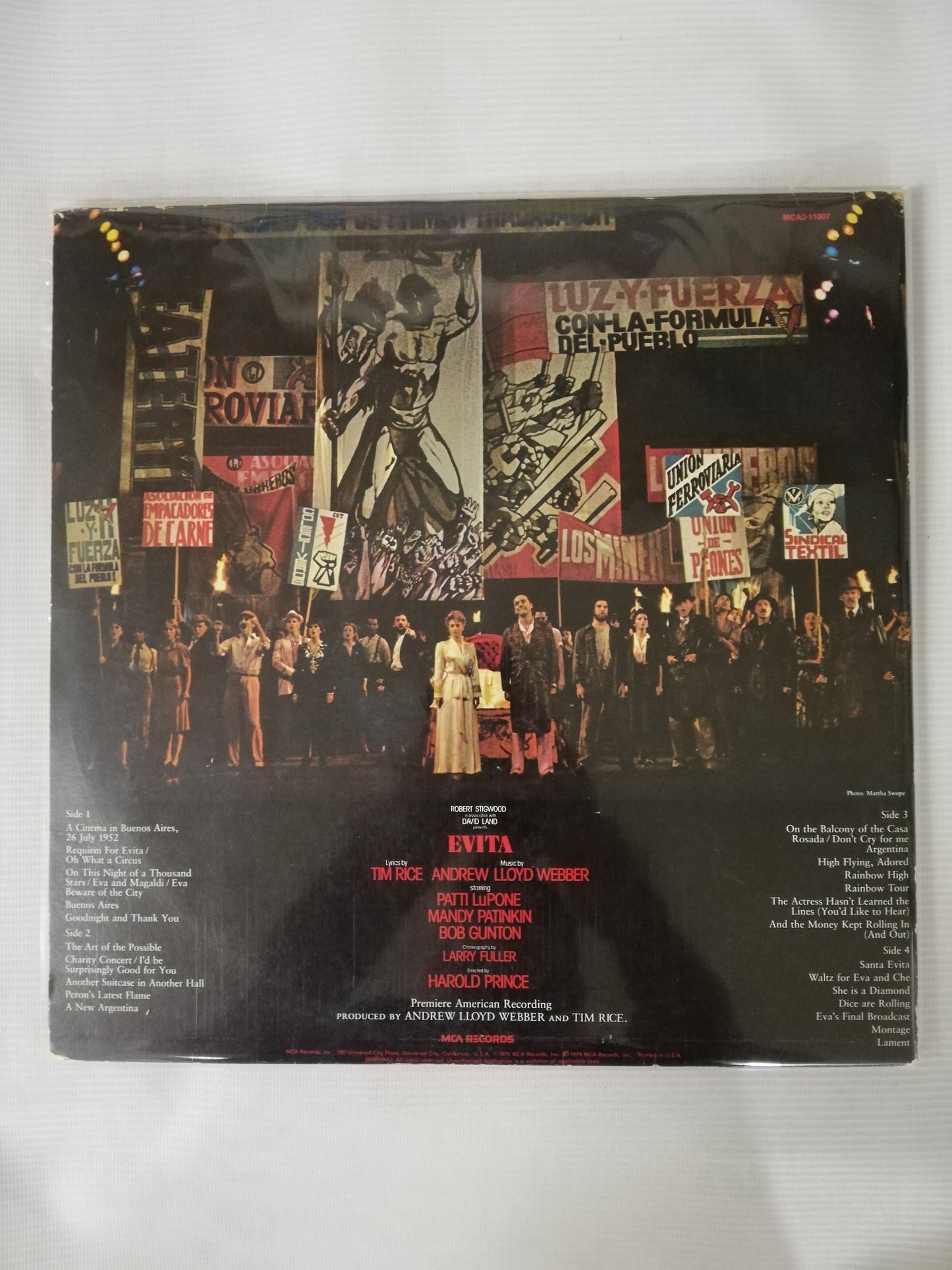 LP ANDREW LLOYD AND TIM RICE - EVITA - VINYL X 2