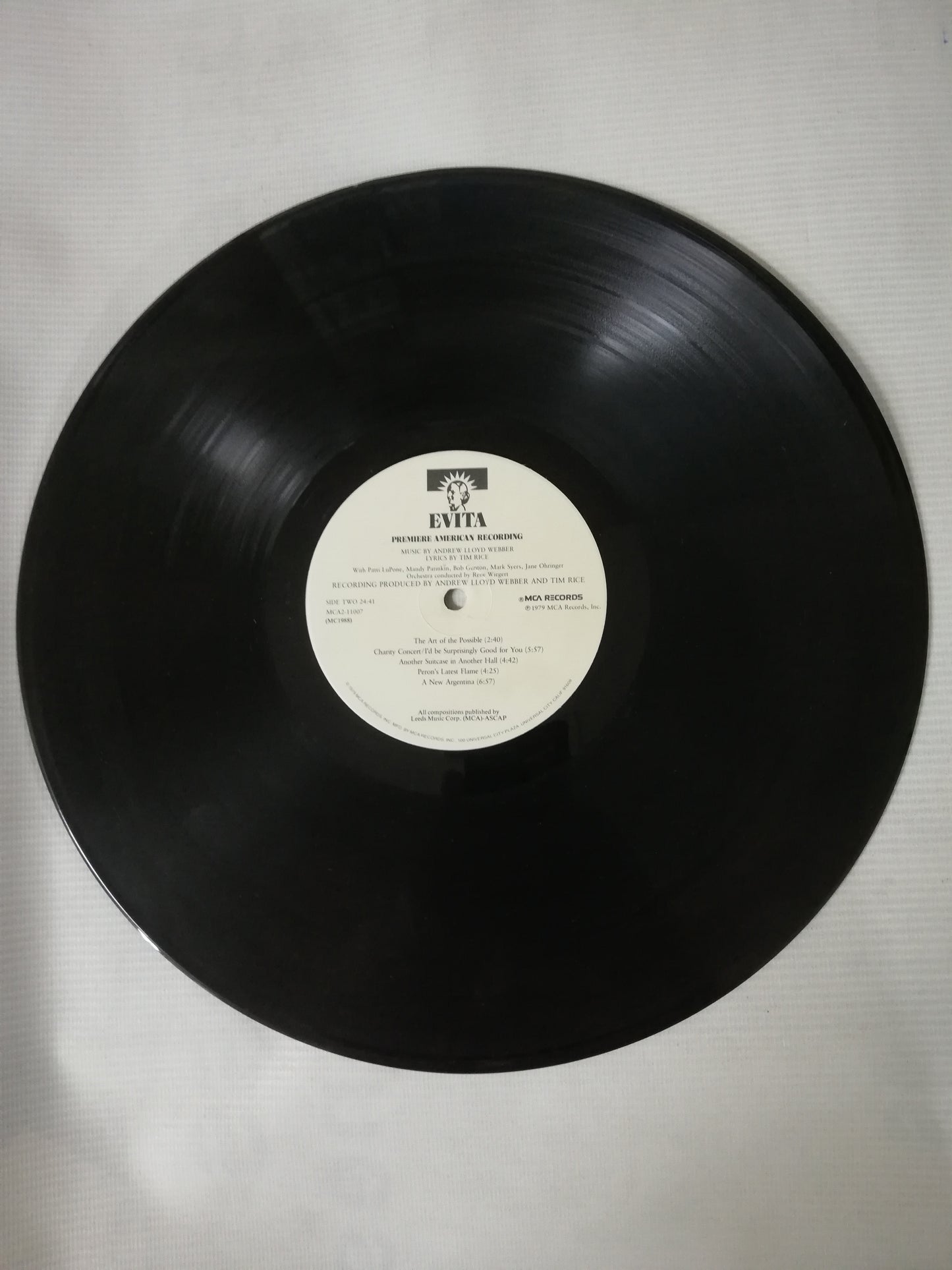 LP ANDREW LLOYD AND TIM RICE - EVITA - VINYL X 2