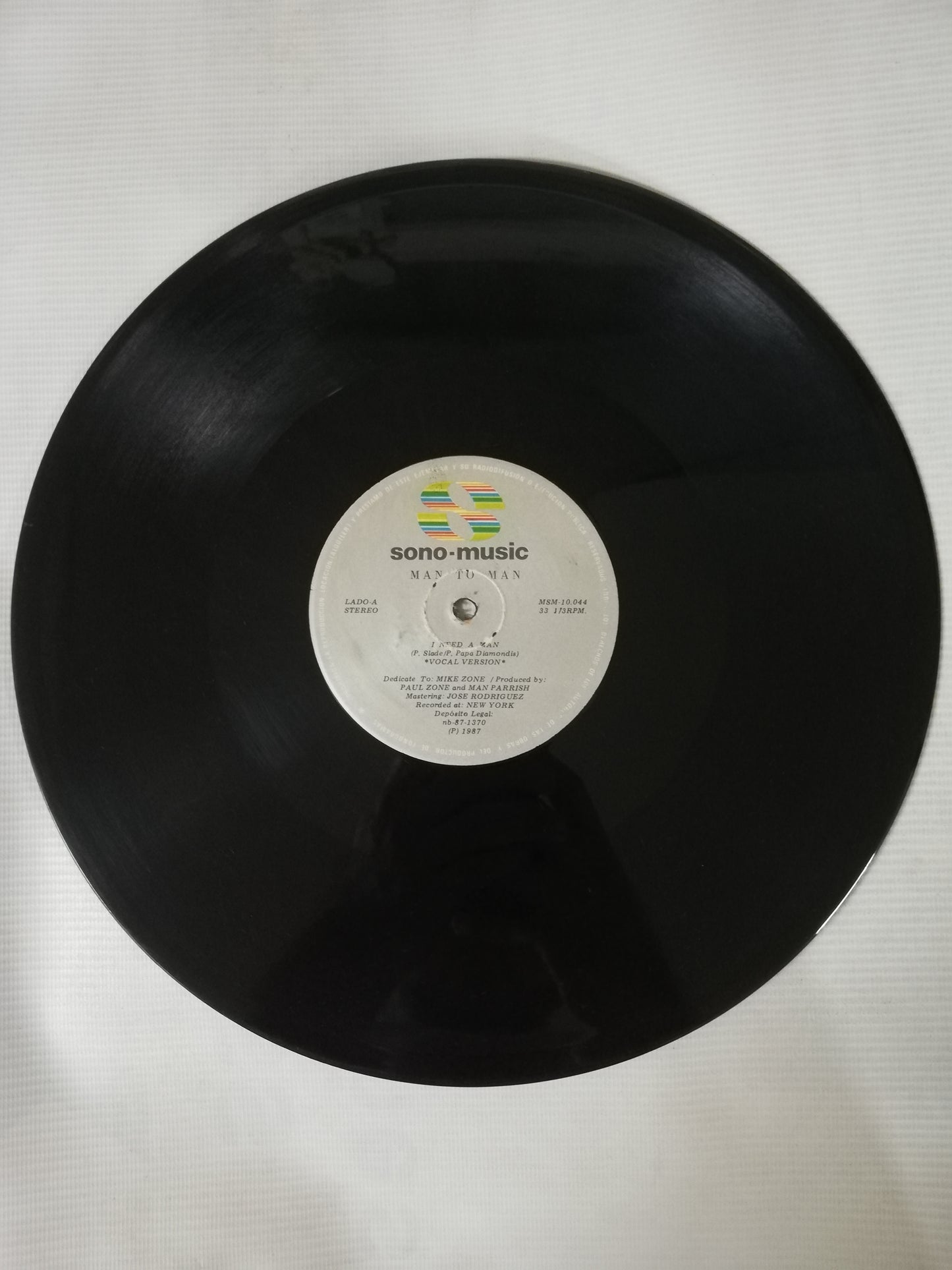 LP MAN TO MAN - I NEED A MAN