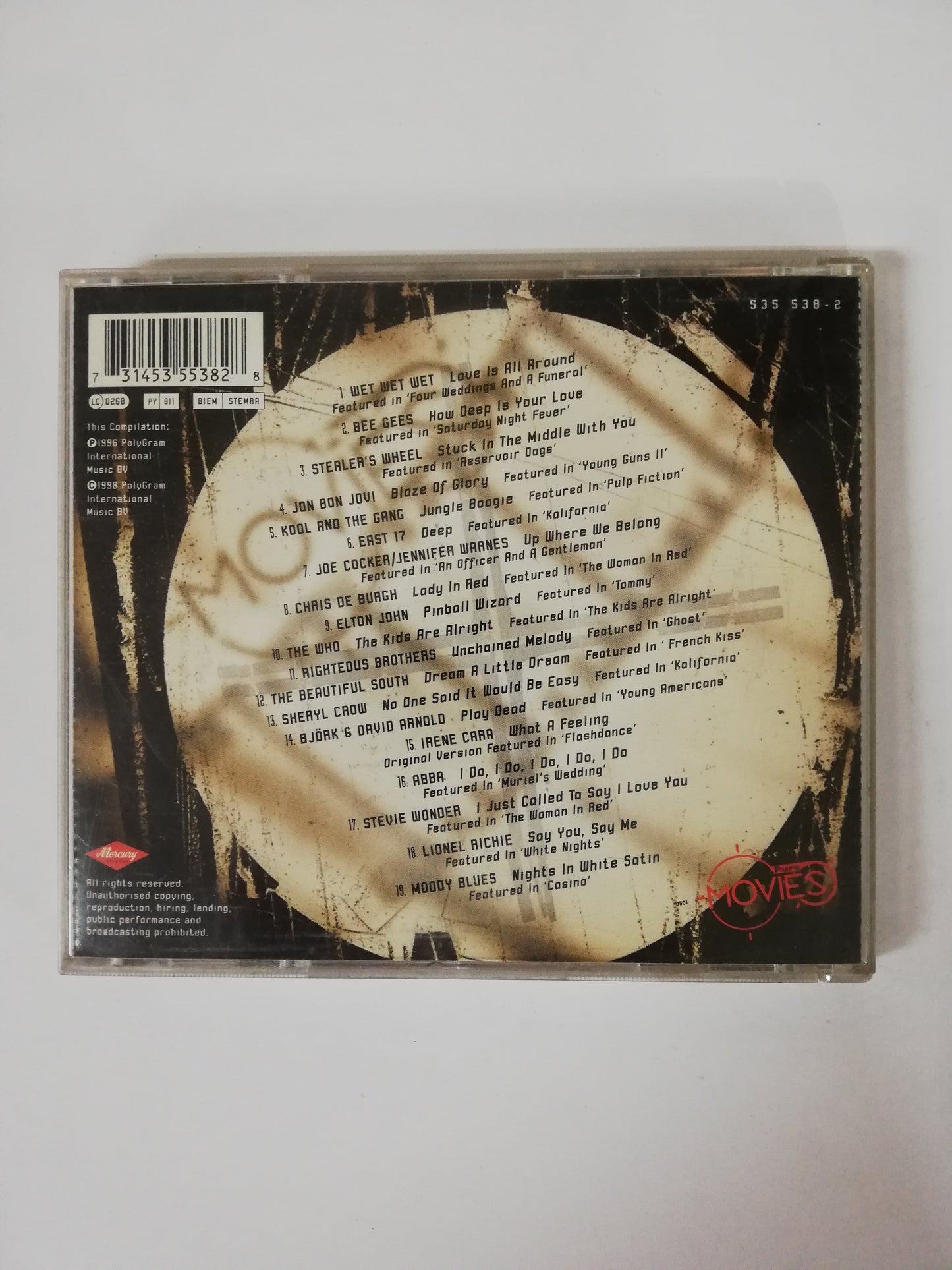 CD PURE MOVIES - SOUNDTRACK COMPILATION