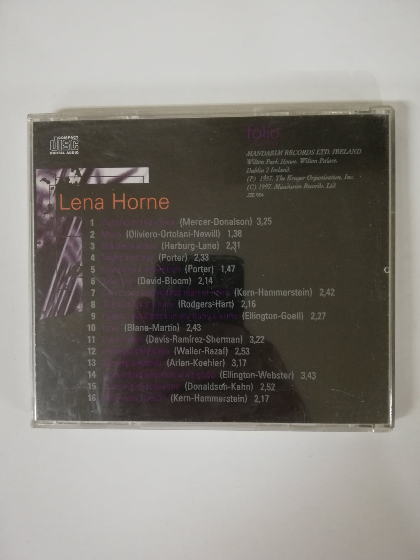 CD LENA HORNE - THE JAZZ MASTERS
