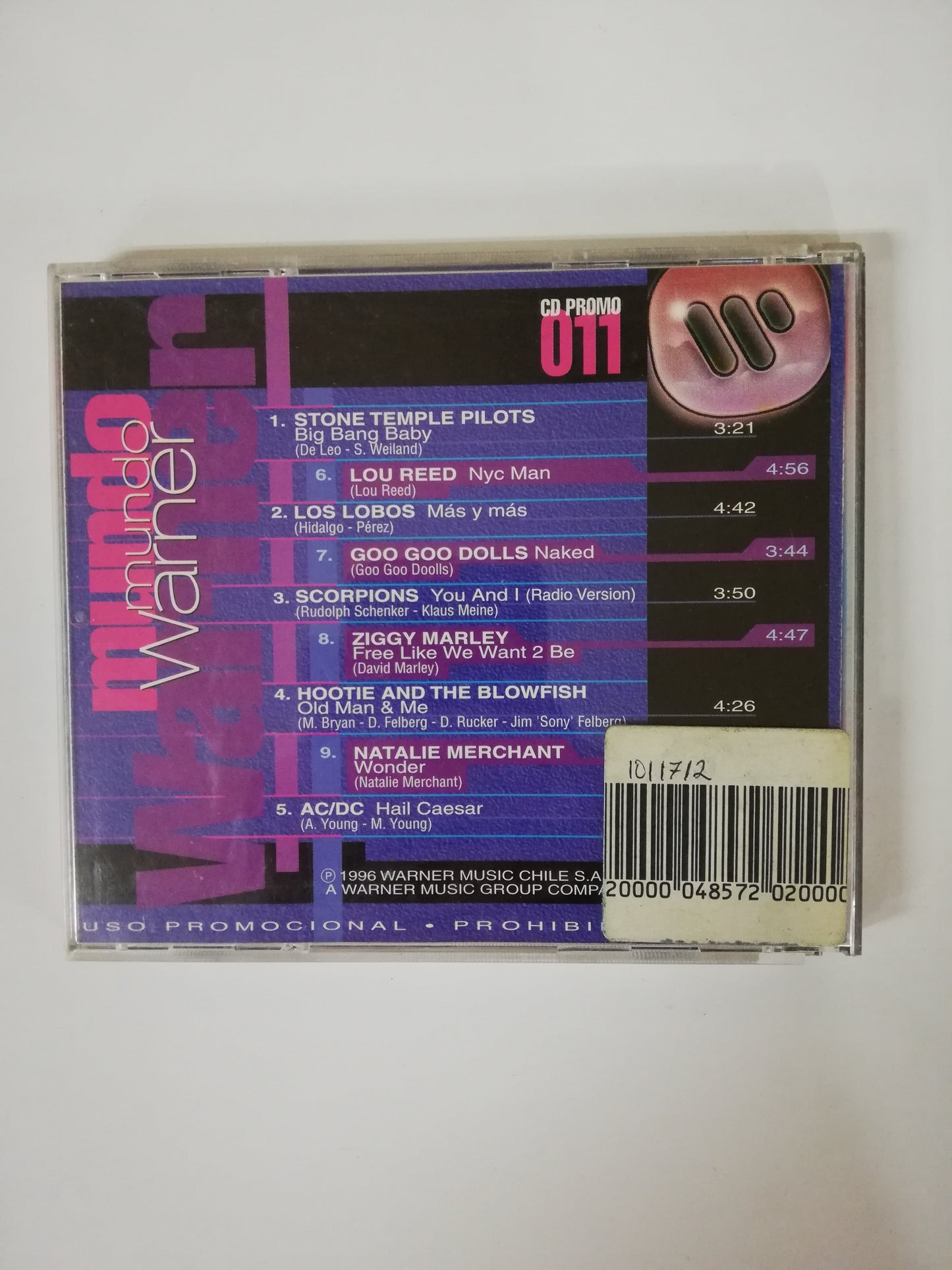 CD MUNDO WARNER - ROCK COMPILATION - CD 11