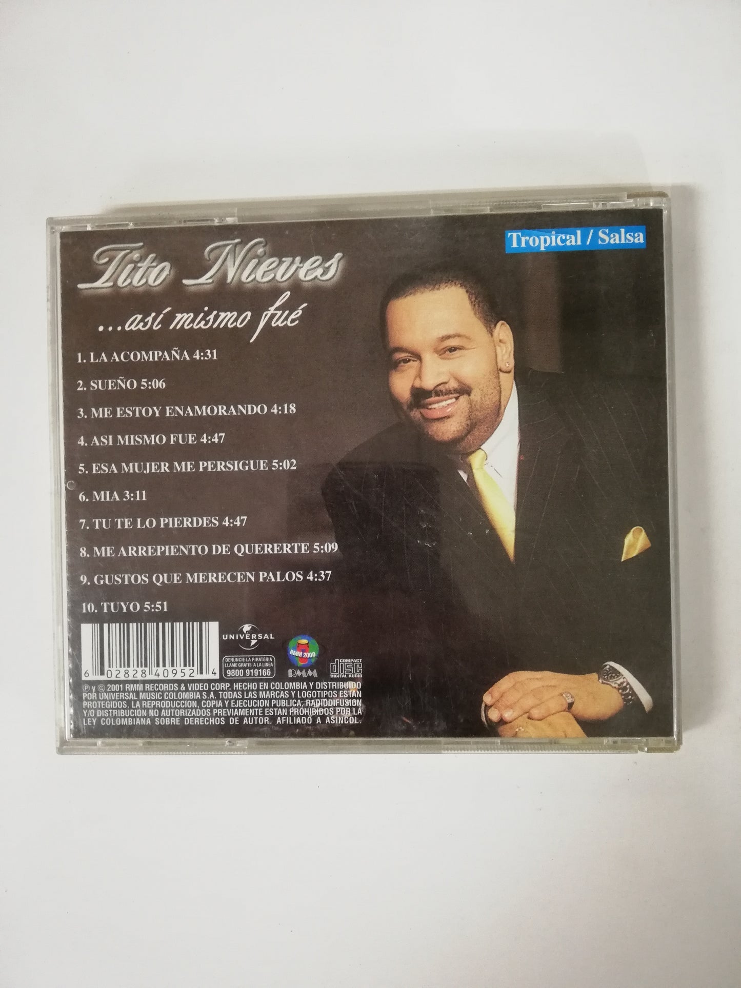 CD TITO NIEVES - ASI MISMO FUÉ