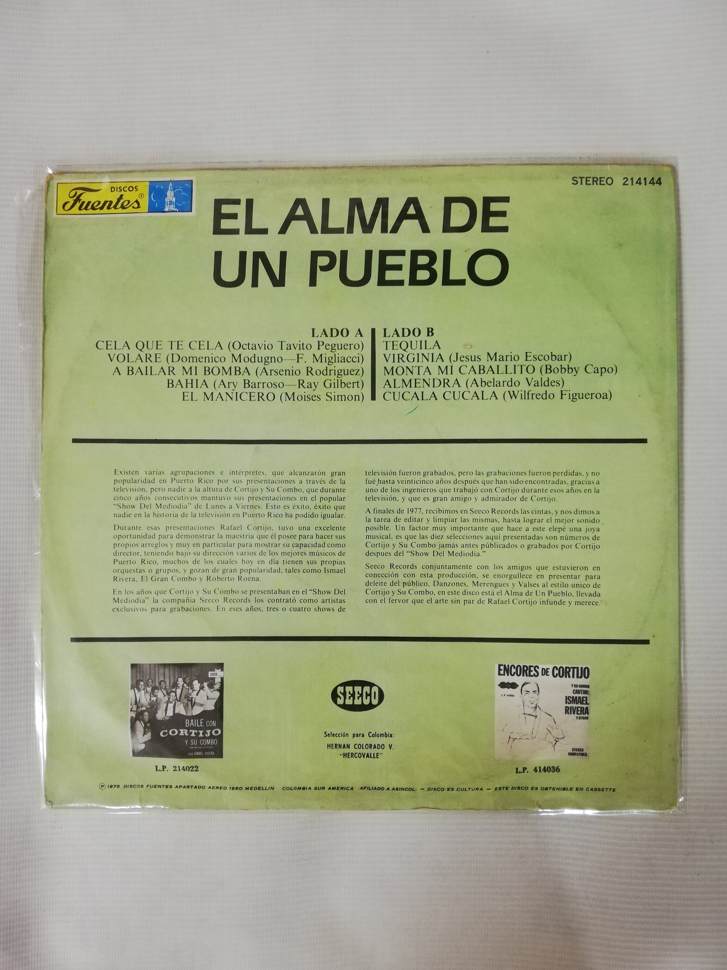 LP CORTIJO Y SU COMBO CON ISMAEL RIVERA - EL ALMA DE UN PUEBLO