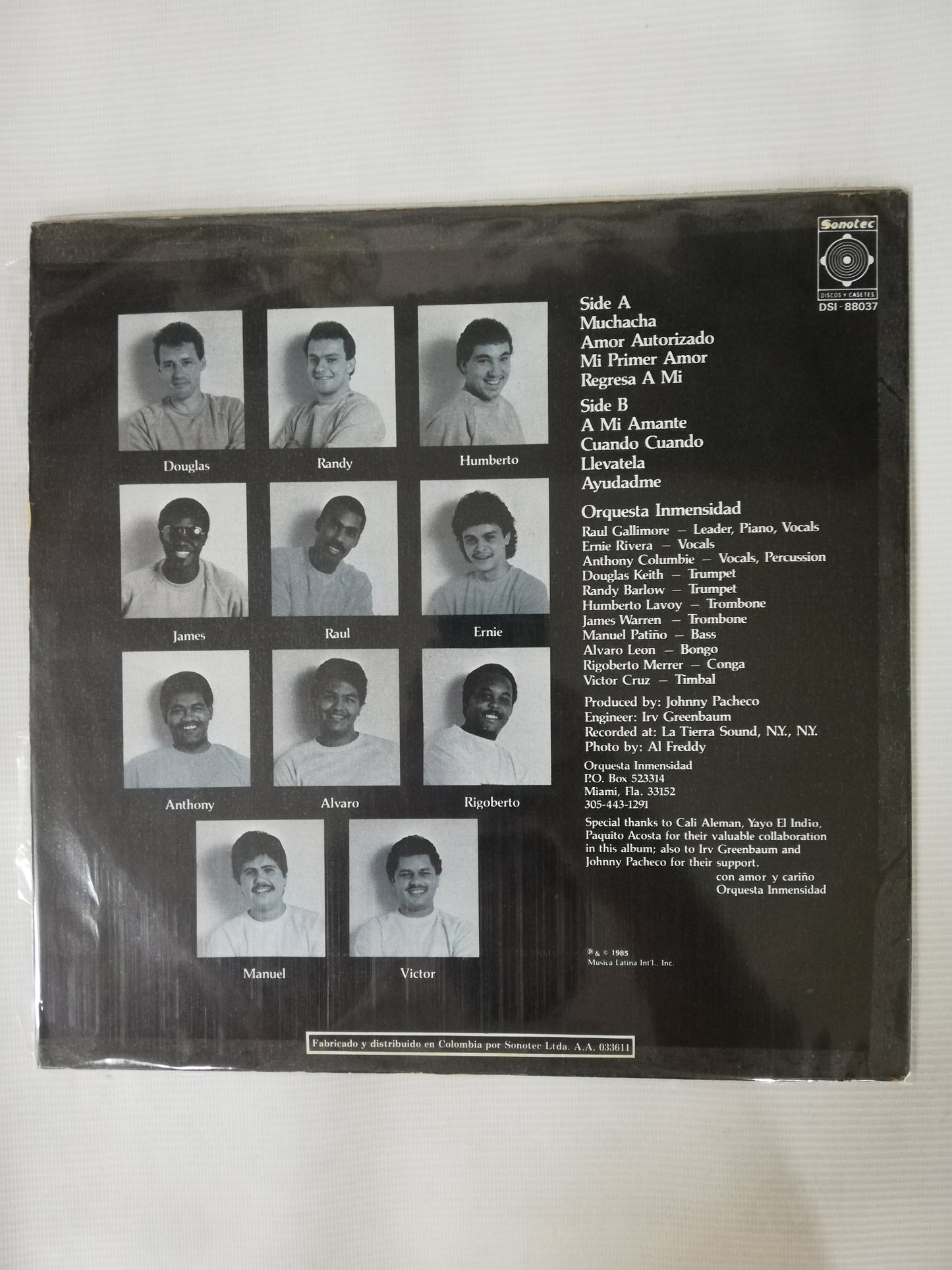 LP ORQUESTA INMENSIDAD - CON AMOR Y CARIÑO