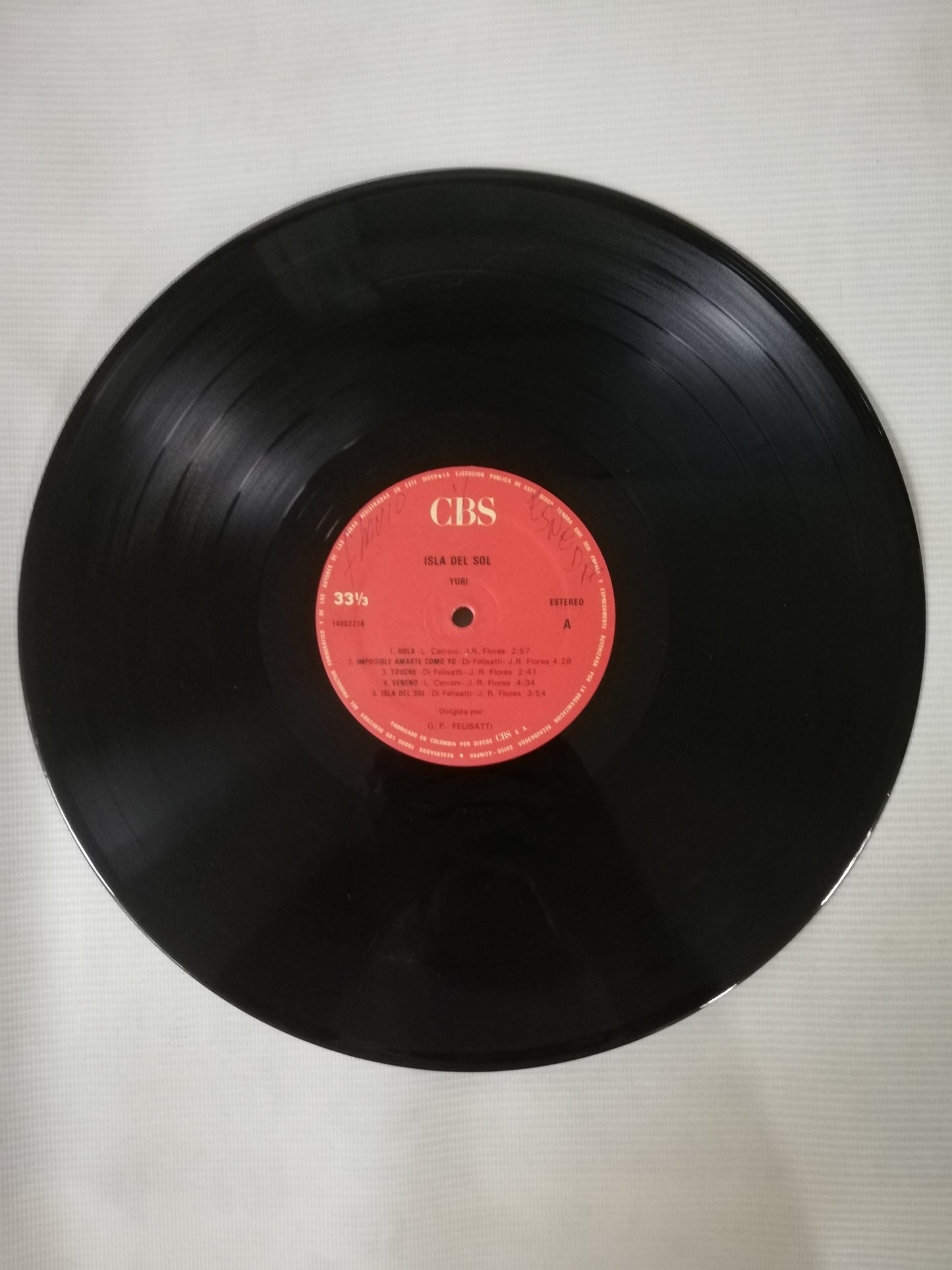 LP YURI - ISLA DEL SOL