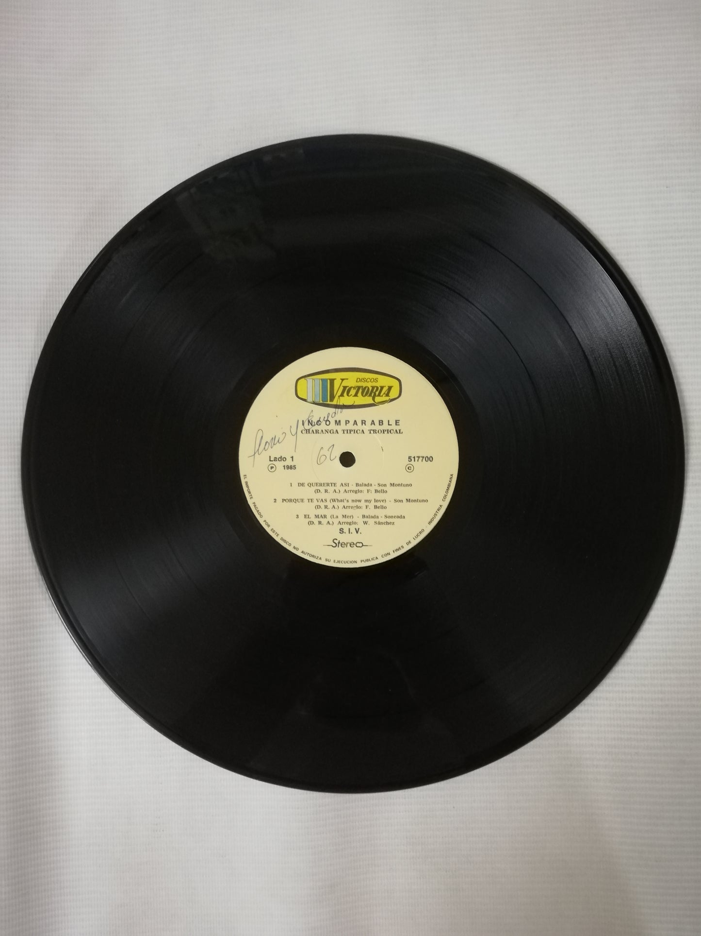 LP CHARANGA TIPICA TROPICAL - INCOMPARABLE!!!