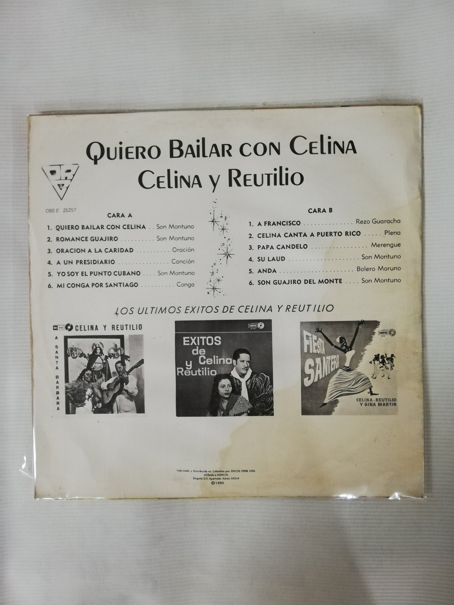 LP CELINA Y REUTILIO - QUIERO BAILAR CON CELINA