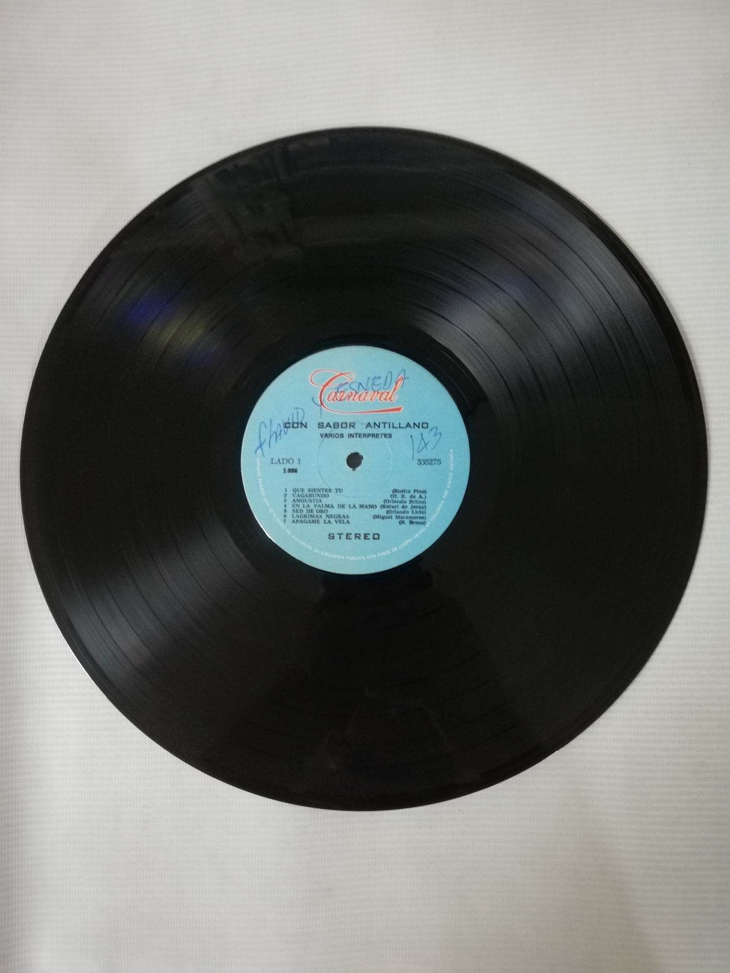 LP BOLEROS CON SABOR ANTILLANO - VARIOS INTÉRPRETES