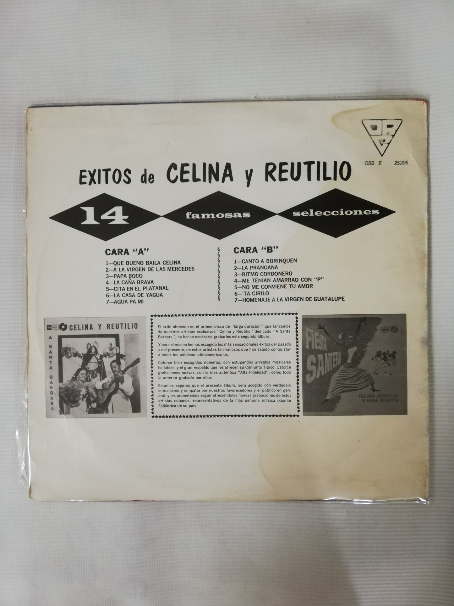 LP CELINA Y REUTILIO - EXITOS DE CELINA Y REUTILIO