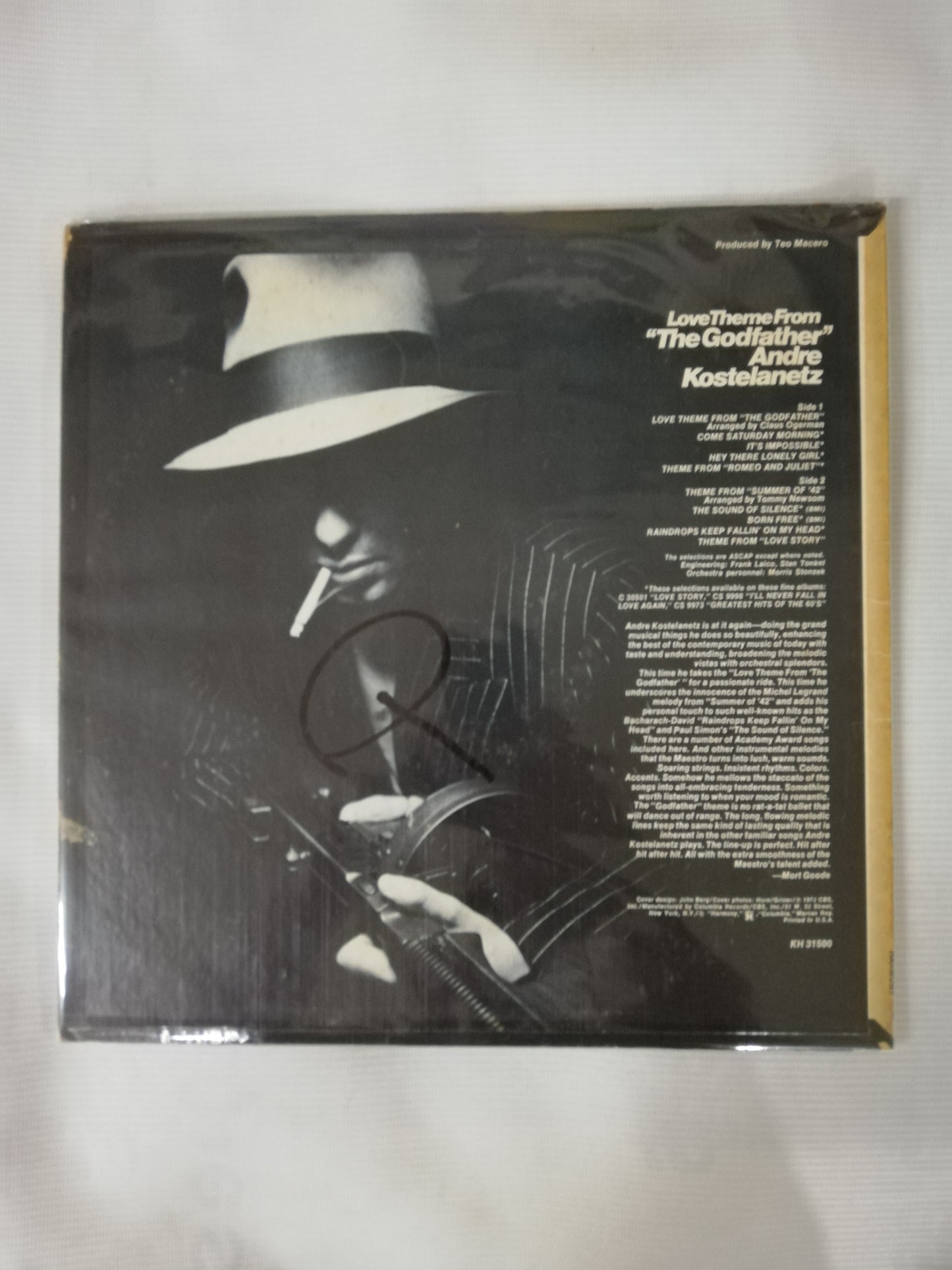 LP ANDRE KOSTELANETZ - LOVE THEME FROM "THE GODFATHER"