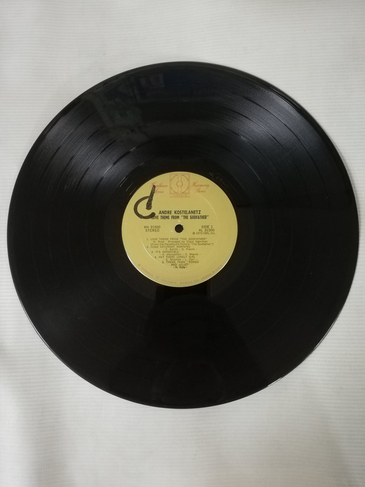 LP ANDRE KOSTELANETZ - LOVE THEME FROM "THE GODFATHER"