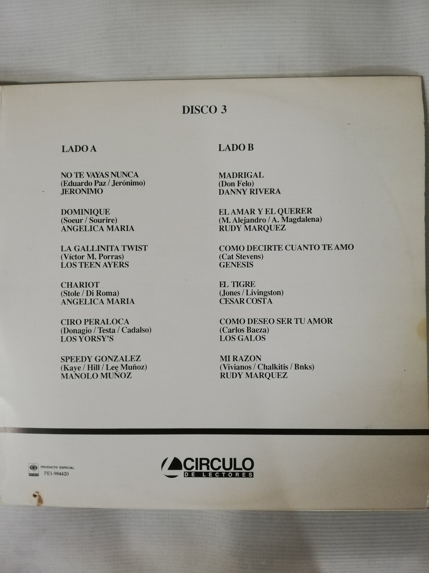 LP SELECCIONES CÍRCULO IDOLOS DE LOS 60´S - VARIOS ARTISTAS - VINYL X 3