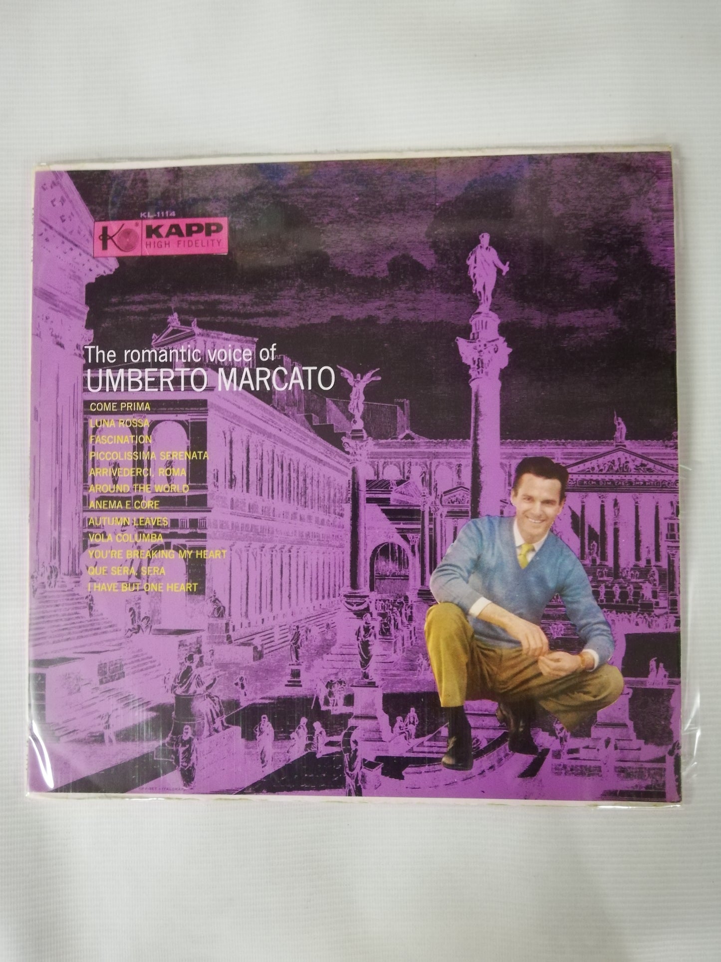 LP UMBERTO MARCATO - THE ROMANTIC VOICE OF UMBERTO MARCATO