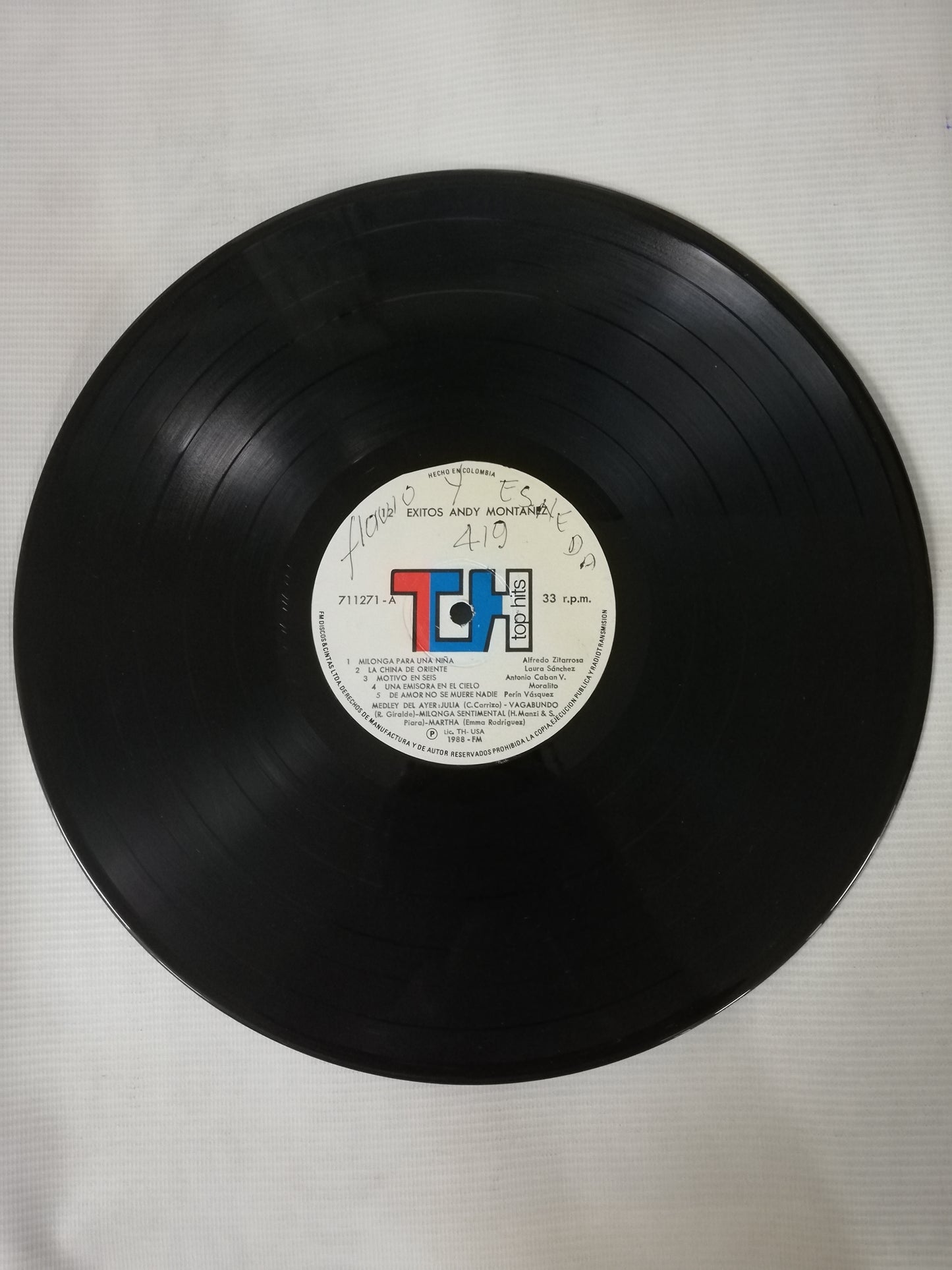 LP ANDY MONTAÑEZ - 12 EXITOS