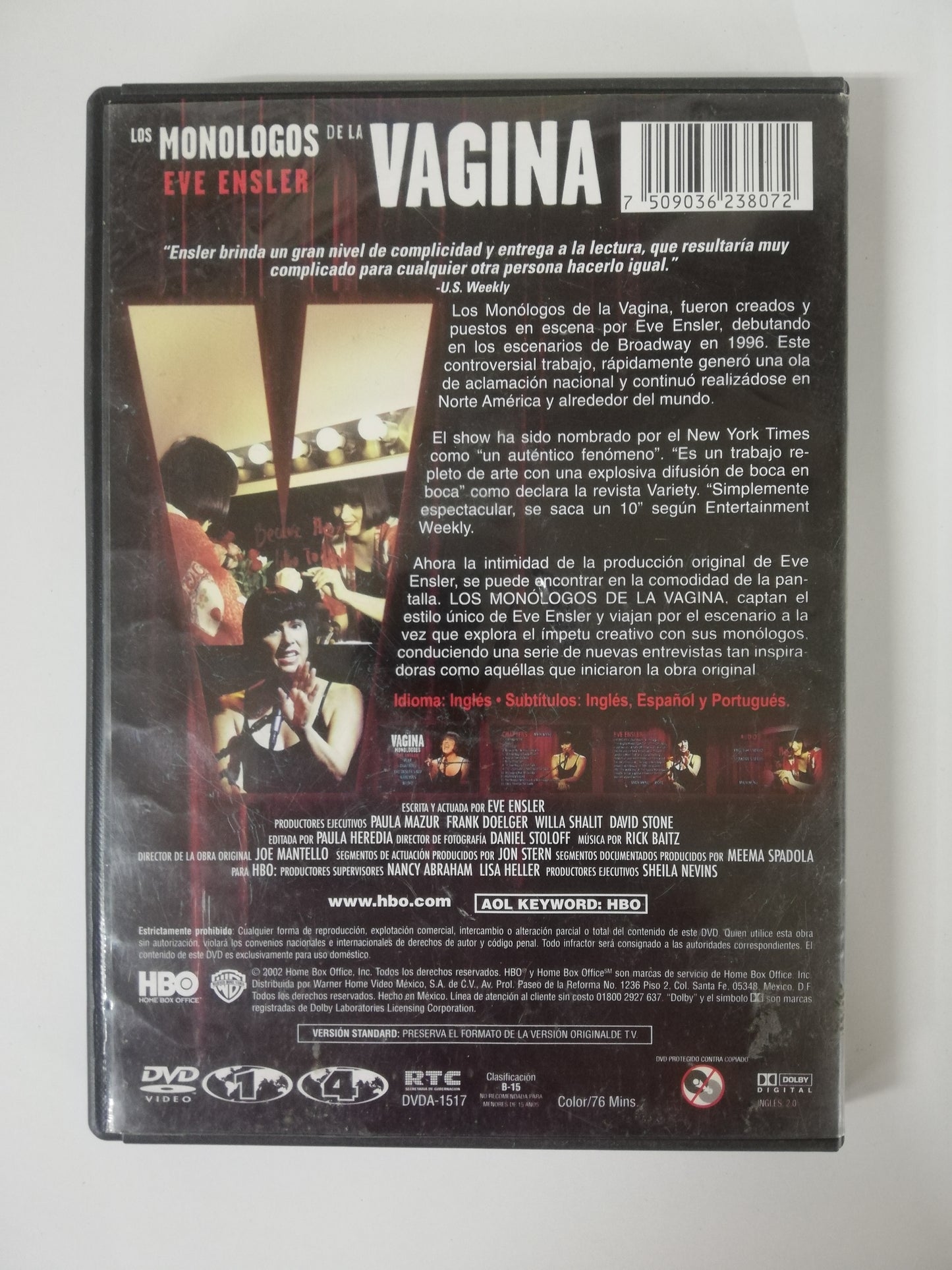 LOS MONÓLOGOS DE LA VAGINA - EVE ENSLER