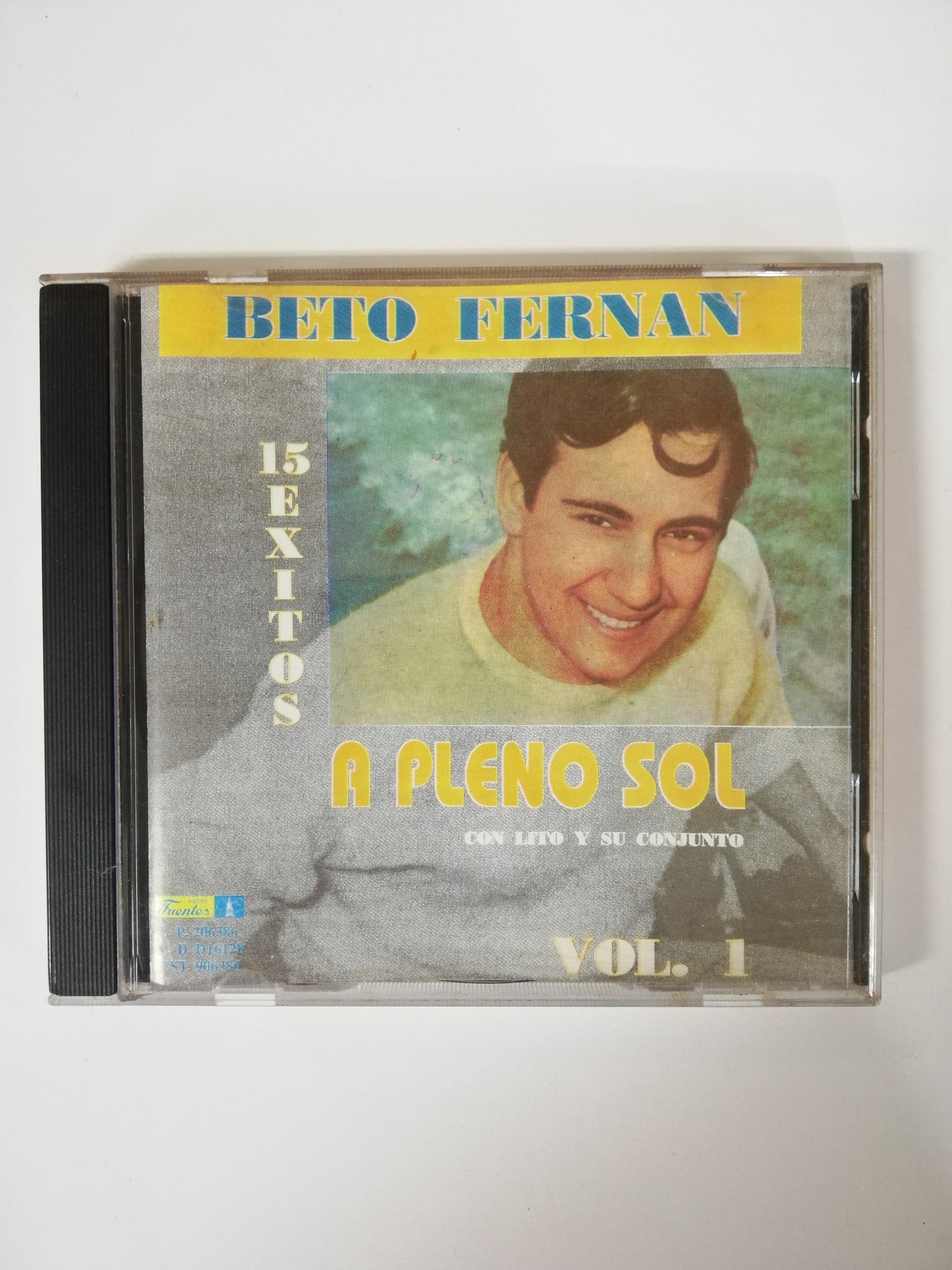 CD BETO FERNAN CON LITO Y SU CONJUNTO - A PLENO SOL VOL. 1 - 15 EXITOS
