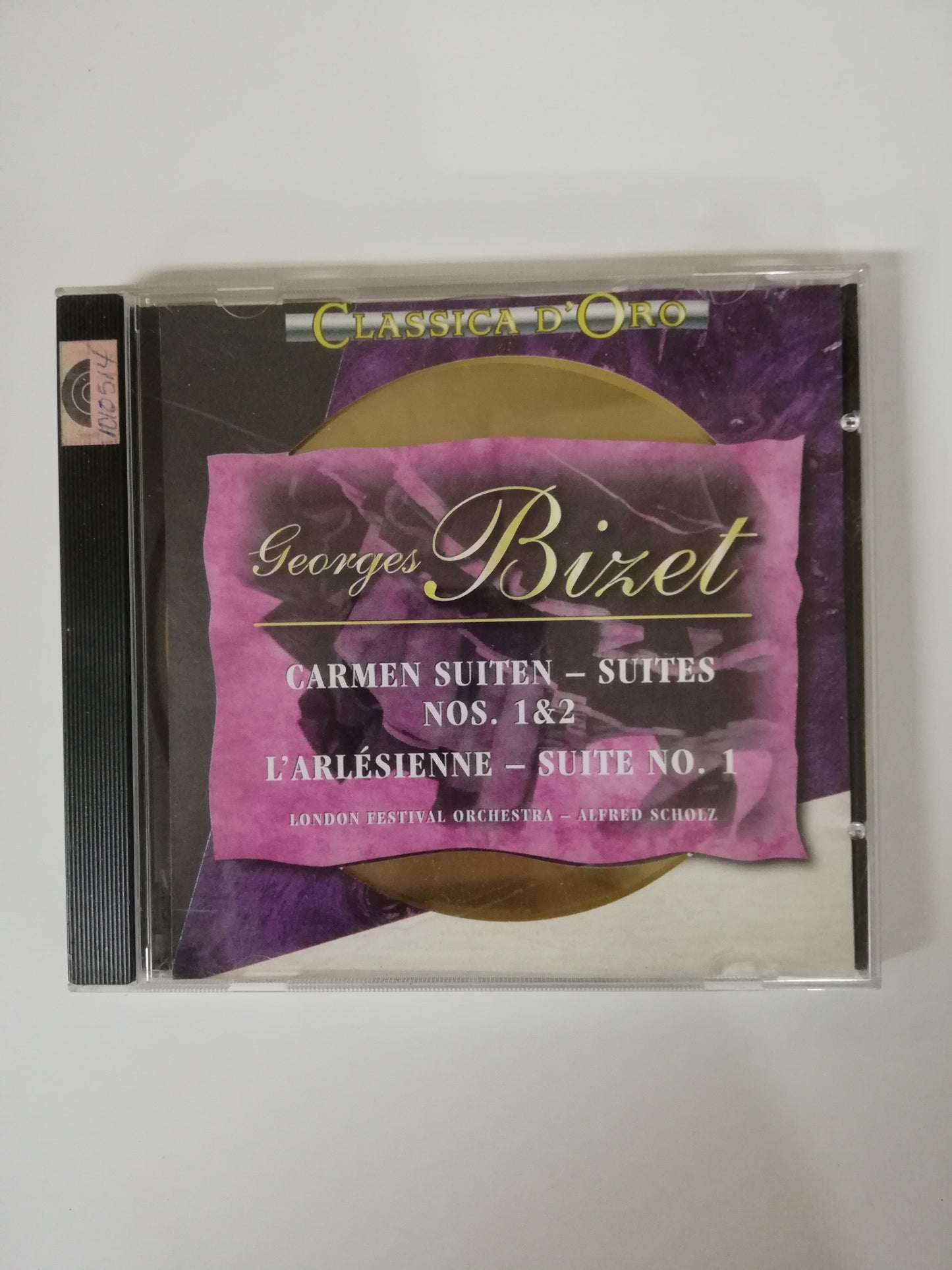 CD GEORGES BIZET - CARMEN SUITEN - SUITES No. 1 & 2 - L´ ARLÉSIENNE - SUITE No. 1 - LONDON FESTIVAL ORCHESTRA CONDUCTED: ALFRED SCHOLZ