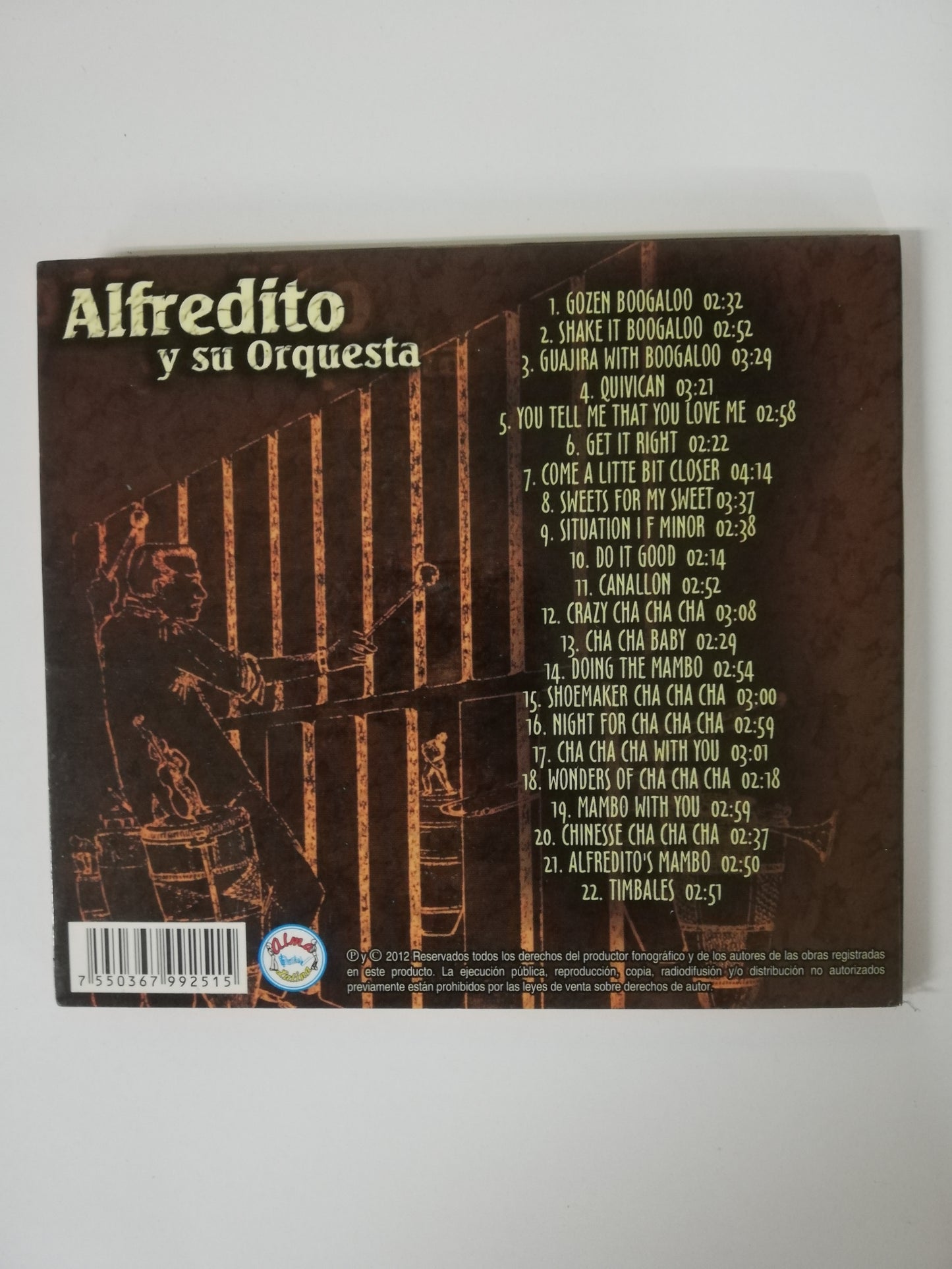 CD ALFREDITO Y SU ORQUESTA - GUAJIRA WITH BOOGALOO