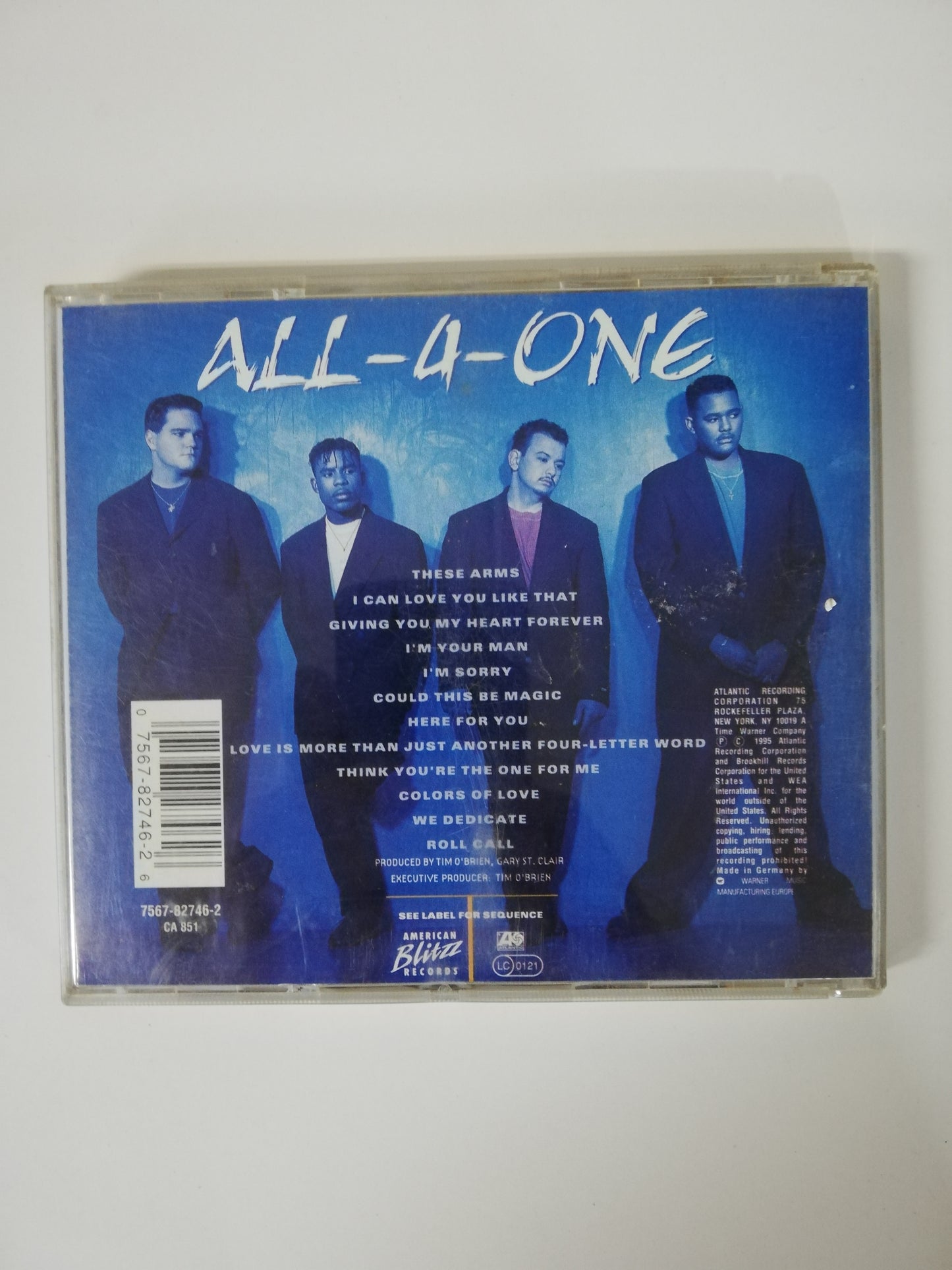 CD ALL 4 ONE - AND THE MUSIC SPEAKS