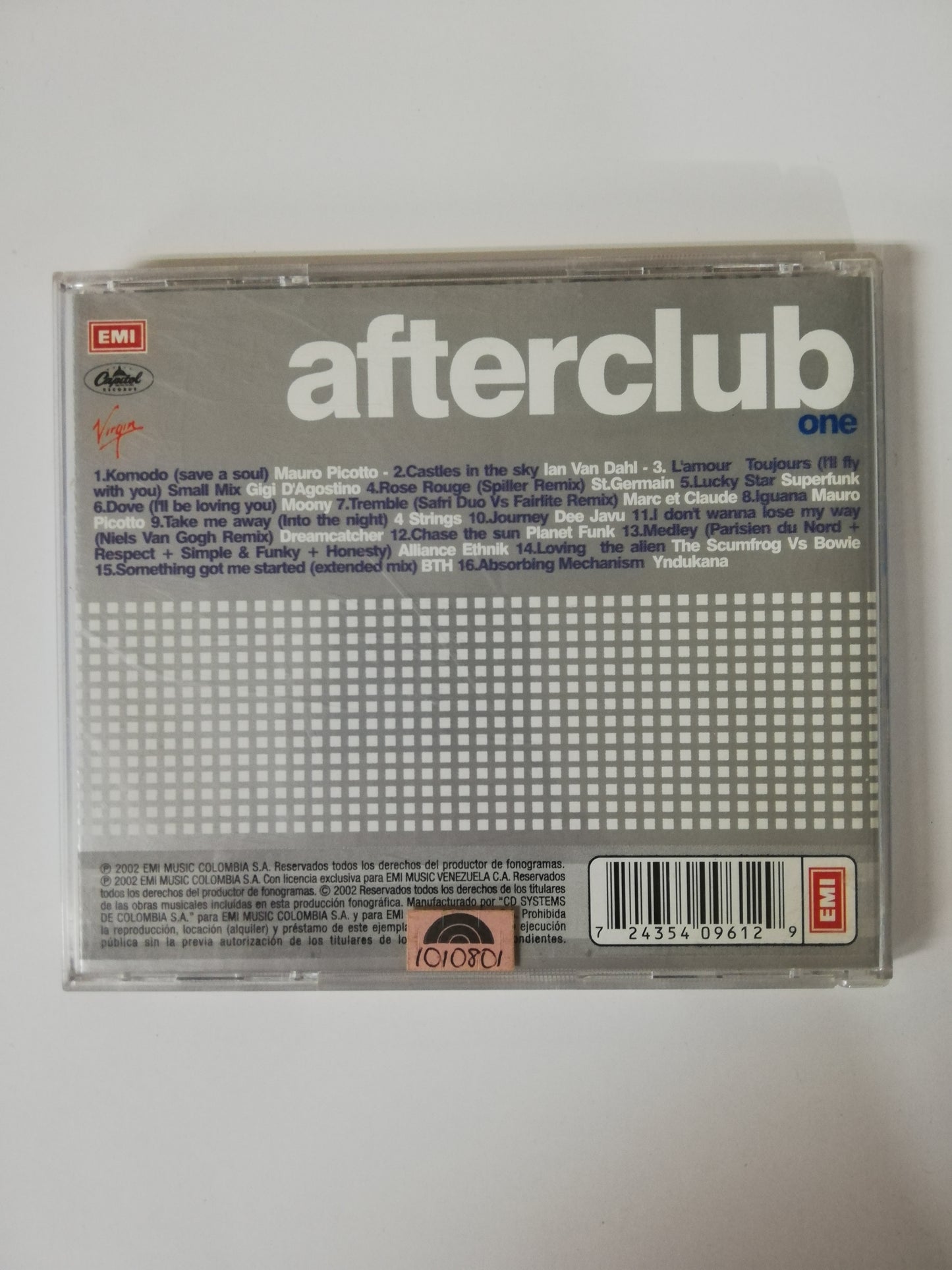 CD AFTERCLUB - AFTERCLUB ONE