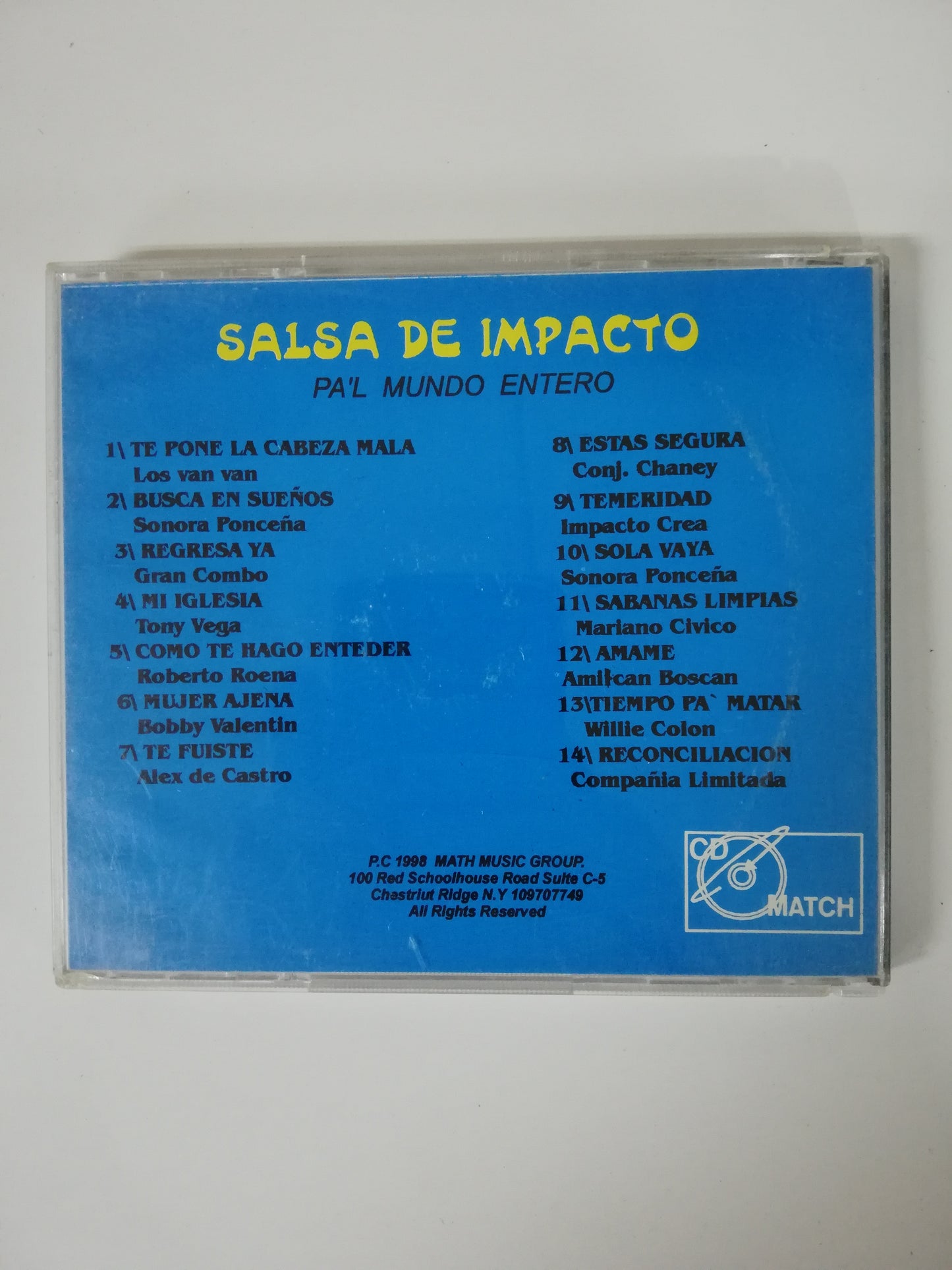 CD SALSA DE IMPACTO PA´ EL MUNDO ENTERO - VARIOS INTÉRPRETES