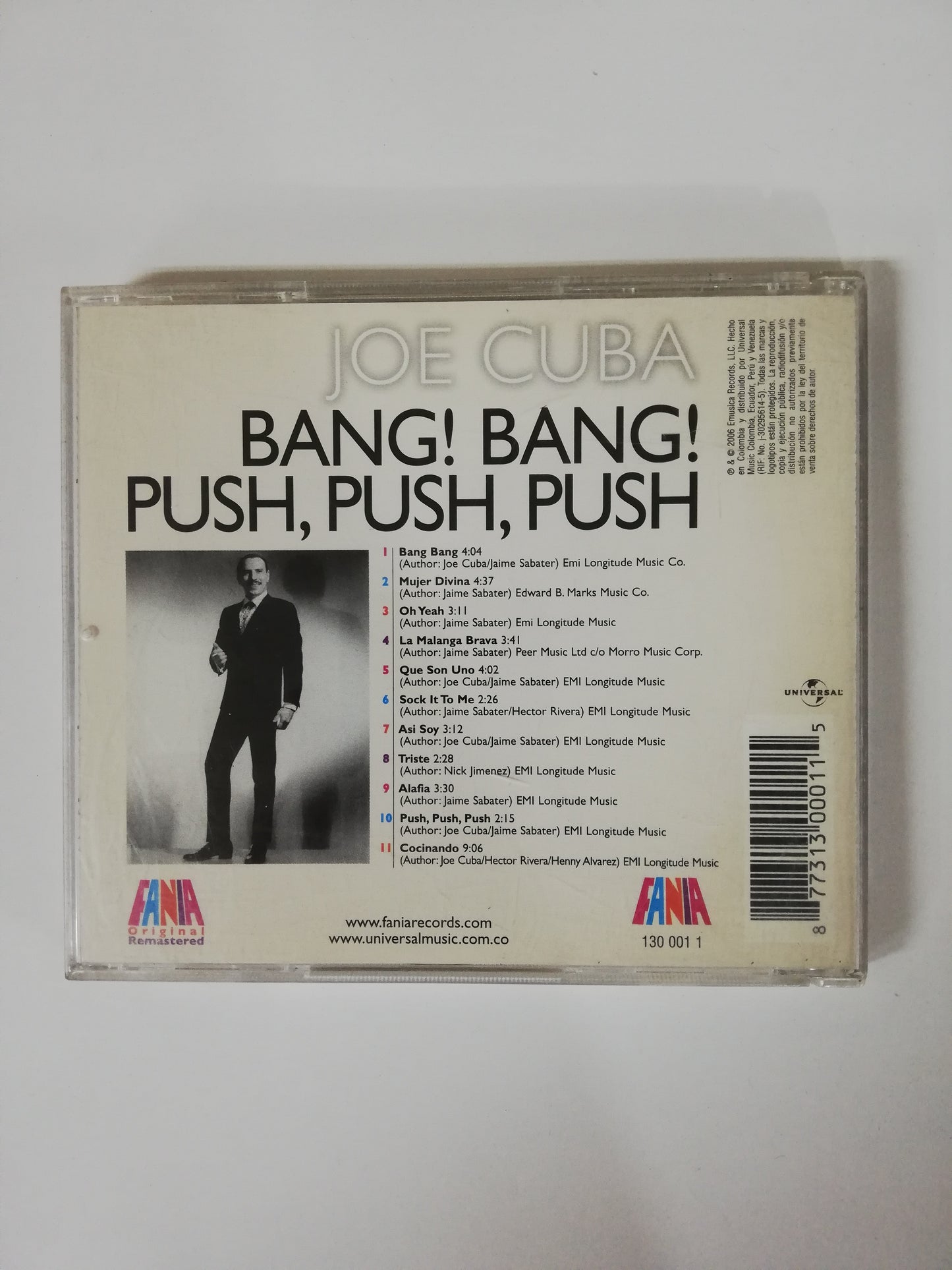 CD THE JOE CUBA SEXTET - BANG! BANG! PUSH, PUSH, PUSH