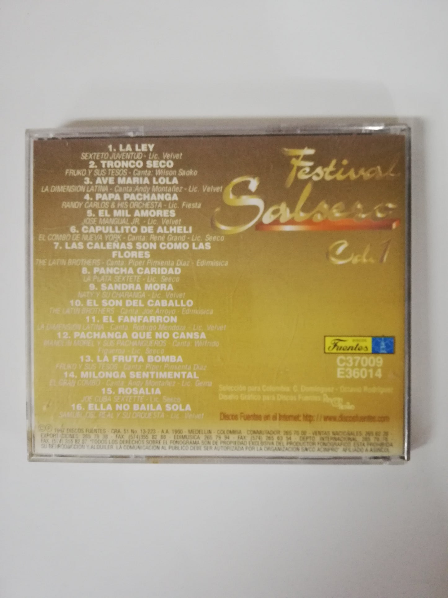 CD FESTIVAL SALSERO - VARIOS INTÉRPRETES - CD X 3