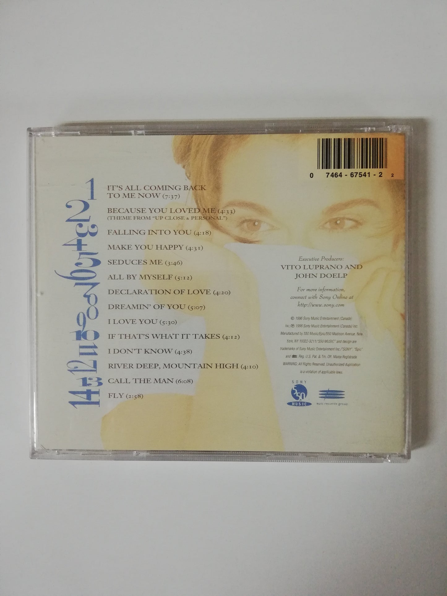 CD CELINE DION - FALLING INTO YOU