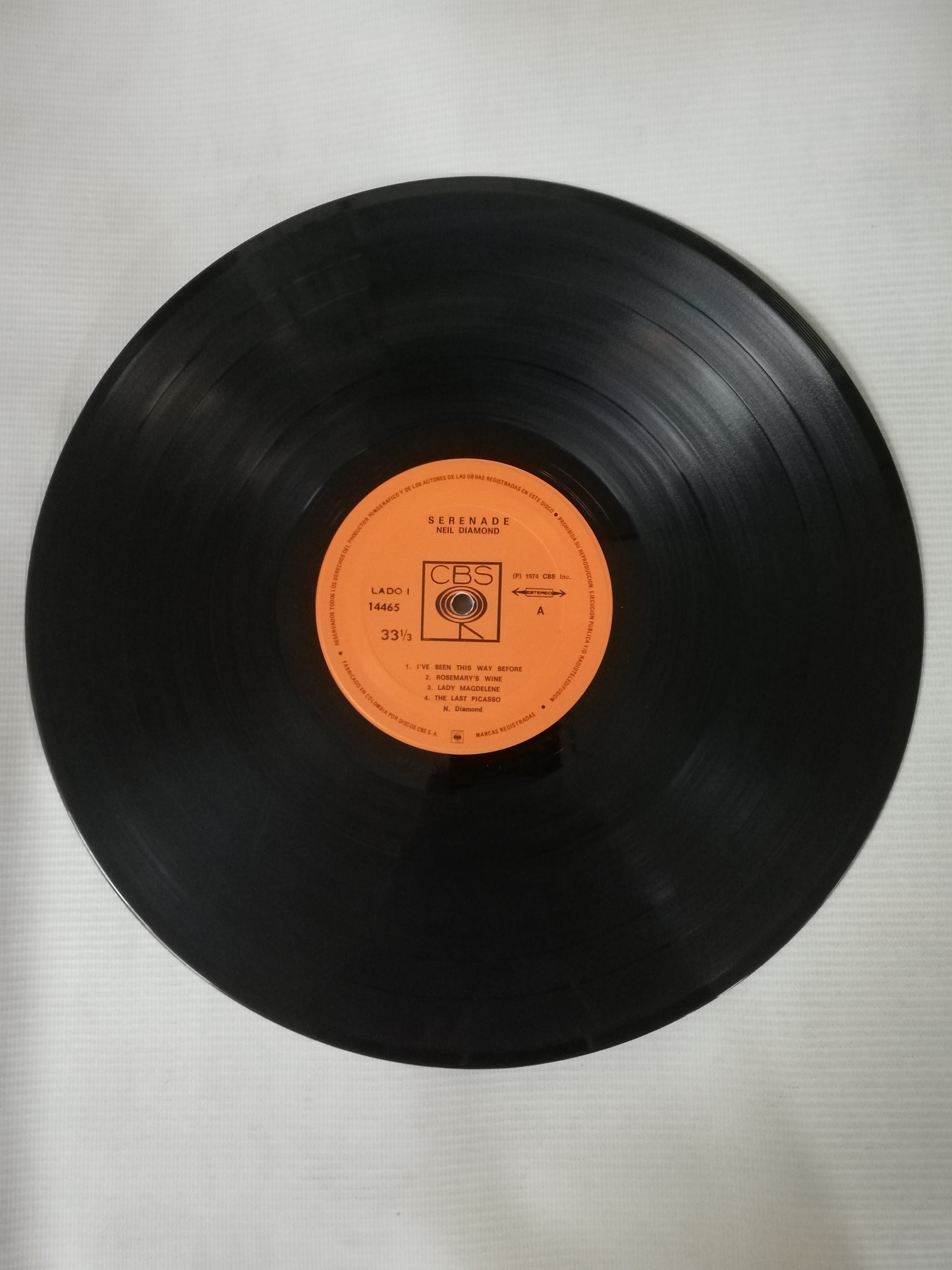 LP NEIL DIAMOND - SERENADE