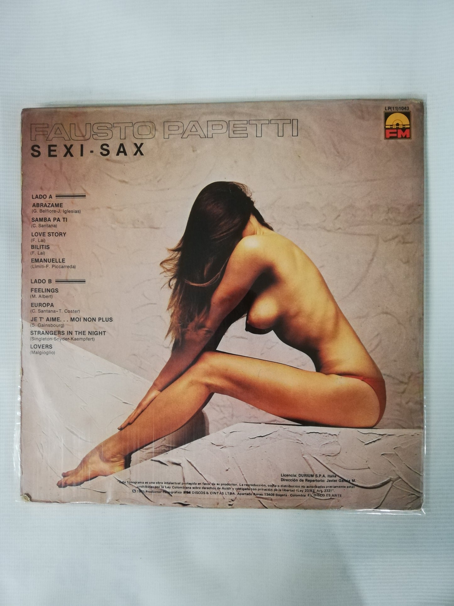 LP FAUSTO PAPETTI - SEXI - SAX